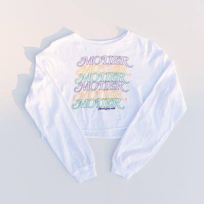 The Motier Mambo L/S Crop (White) - Motier Lafayette 