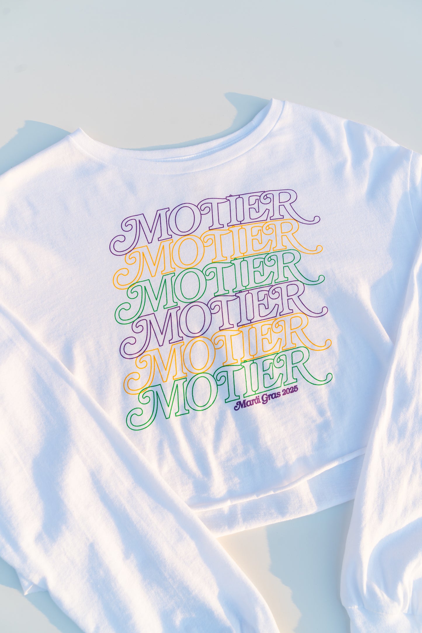 The Motier Mambo L/S Crop (White) - Motier Lafayette 