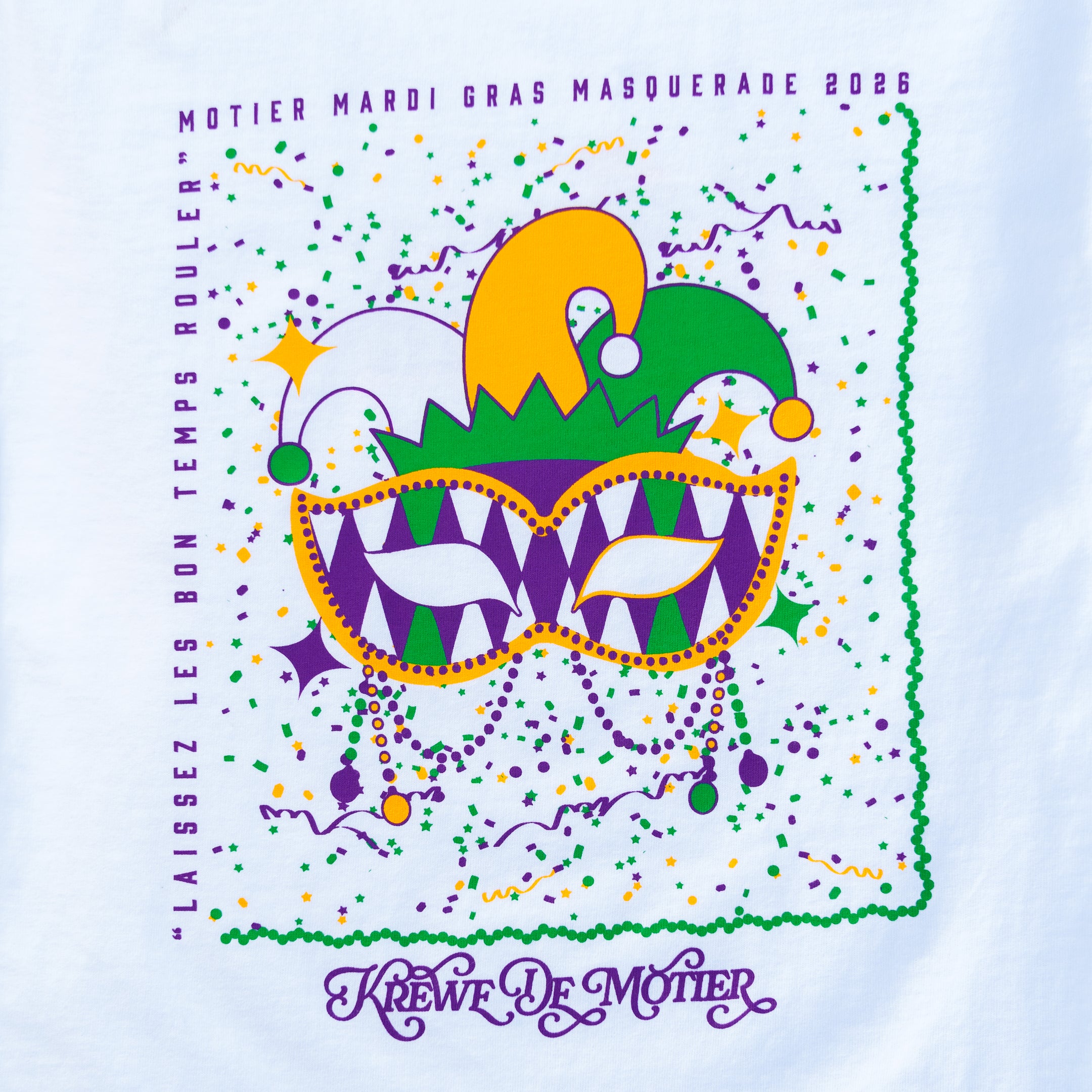 The Youth Masquerade Tee (White) - Motier Lafayette 
