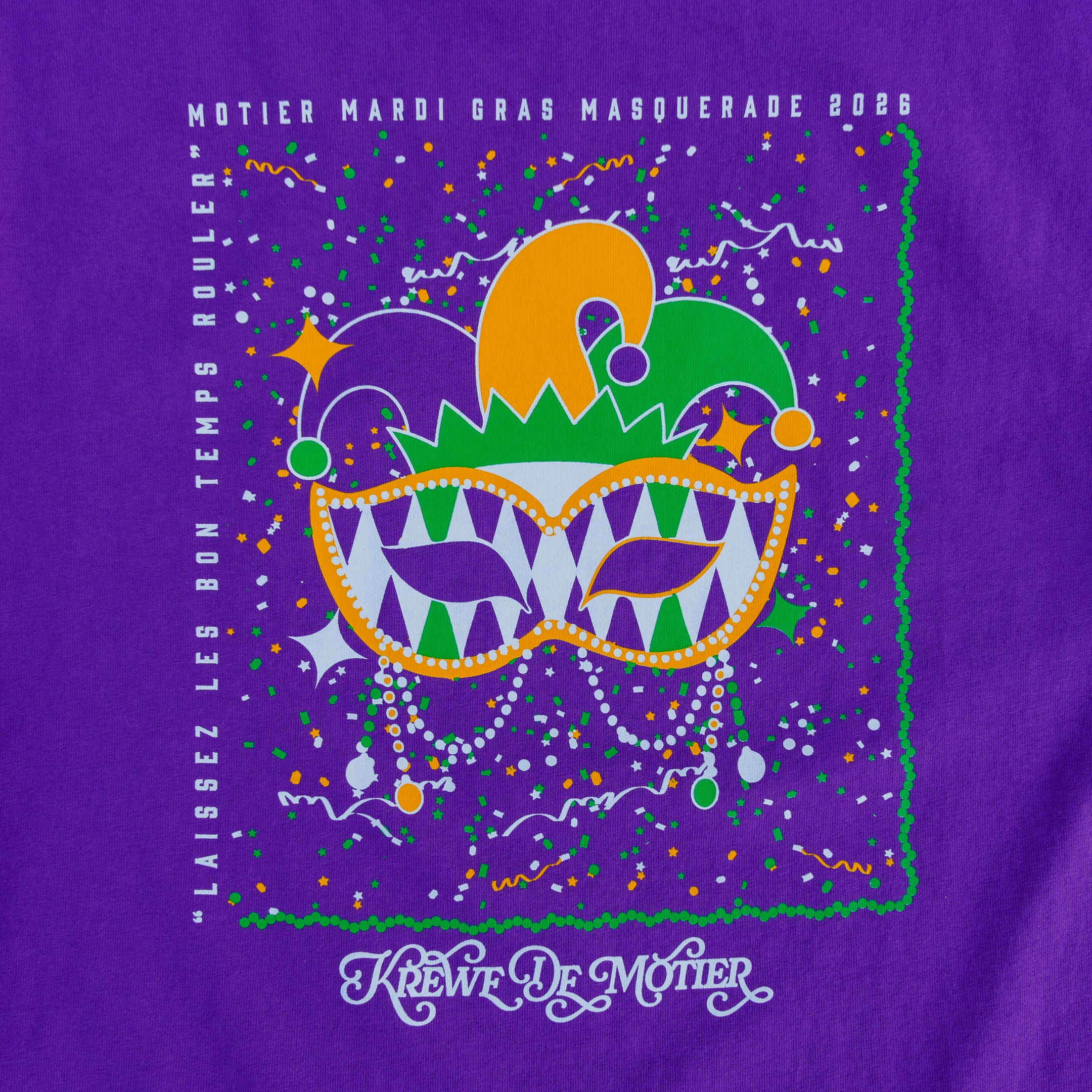 The Masquerade Luxe Tee (Purple Sapphire)