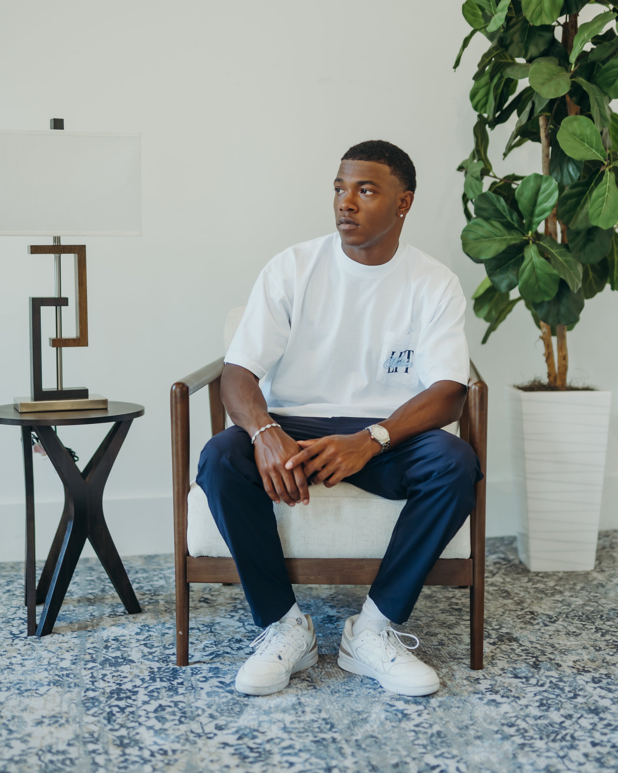LFT Maison Luxe Pocket Tee (White)