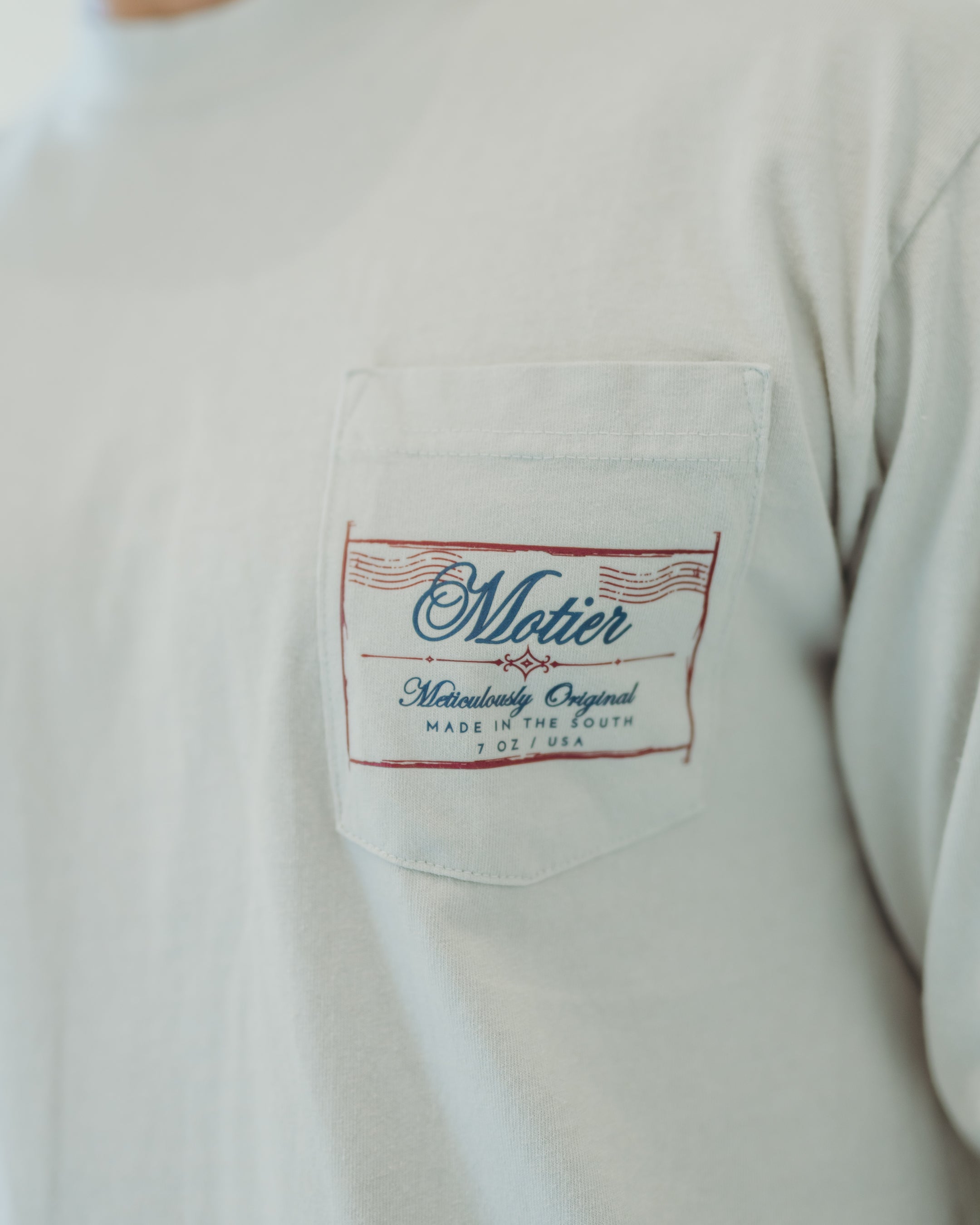 The Postmark Luxe L/S Pocket Tee (Light Tan)