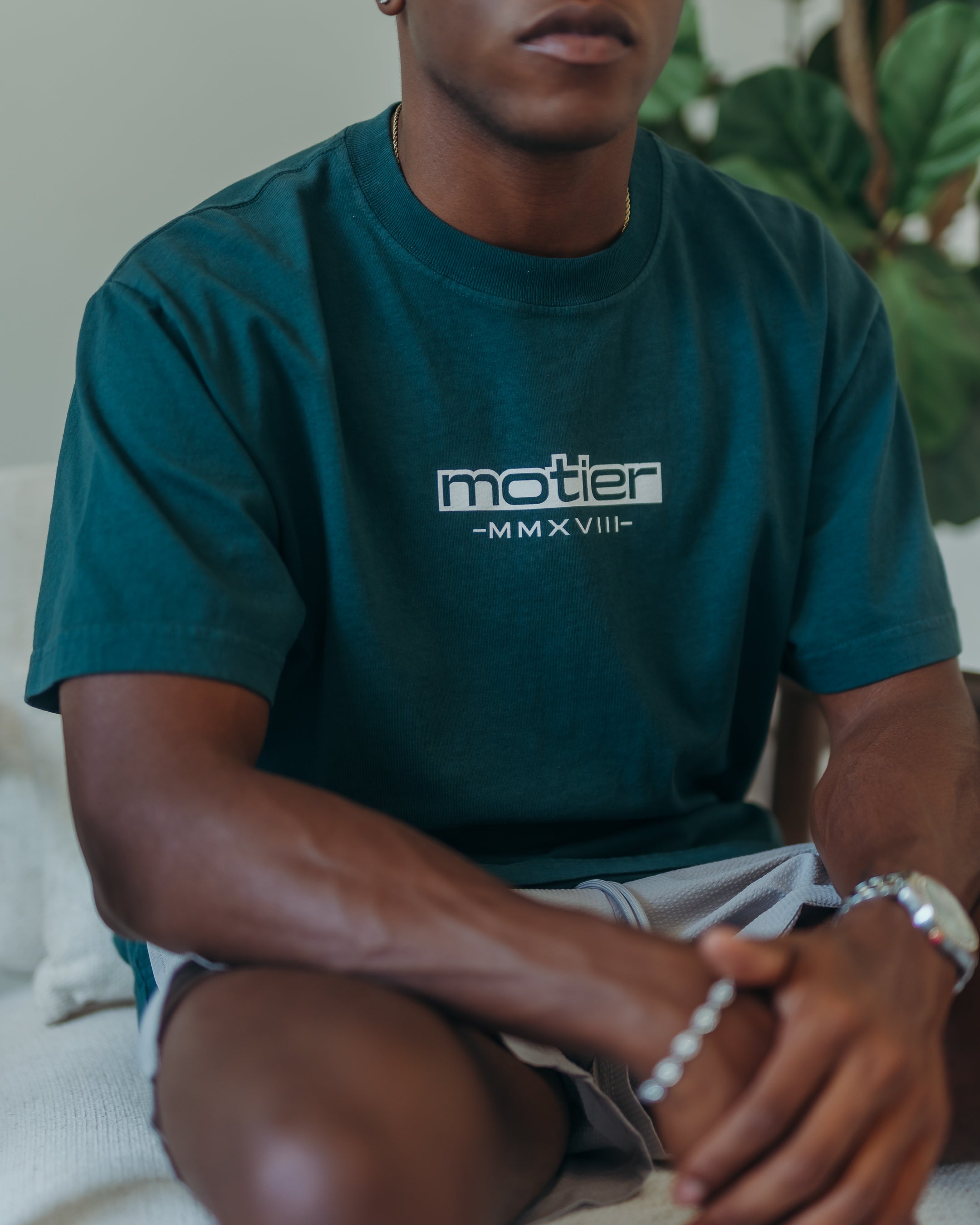 Numerals Luxe Tee (Pinewood)