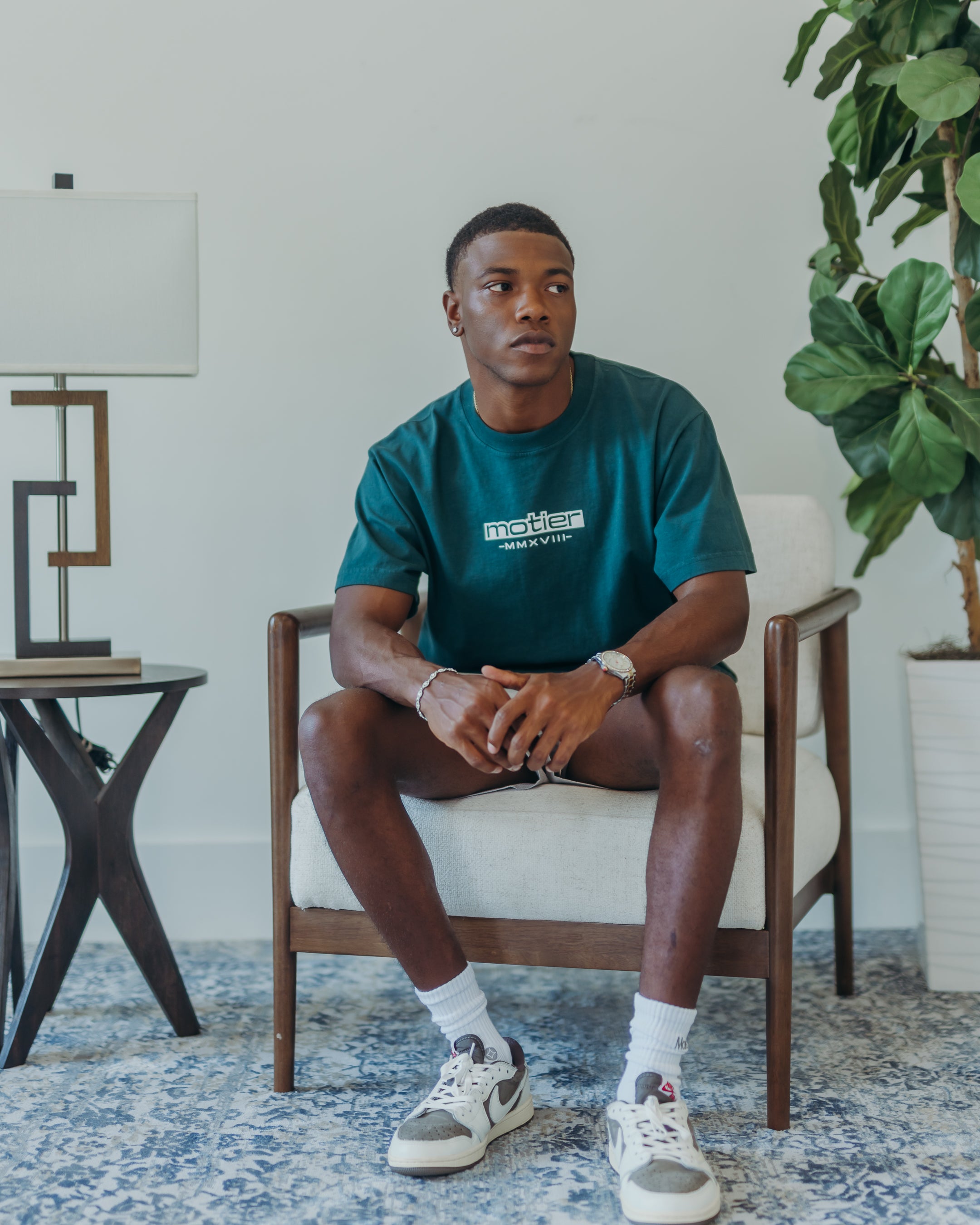 Numerals Luxe Tee (Pinewood)