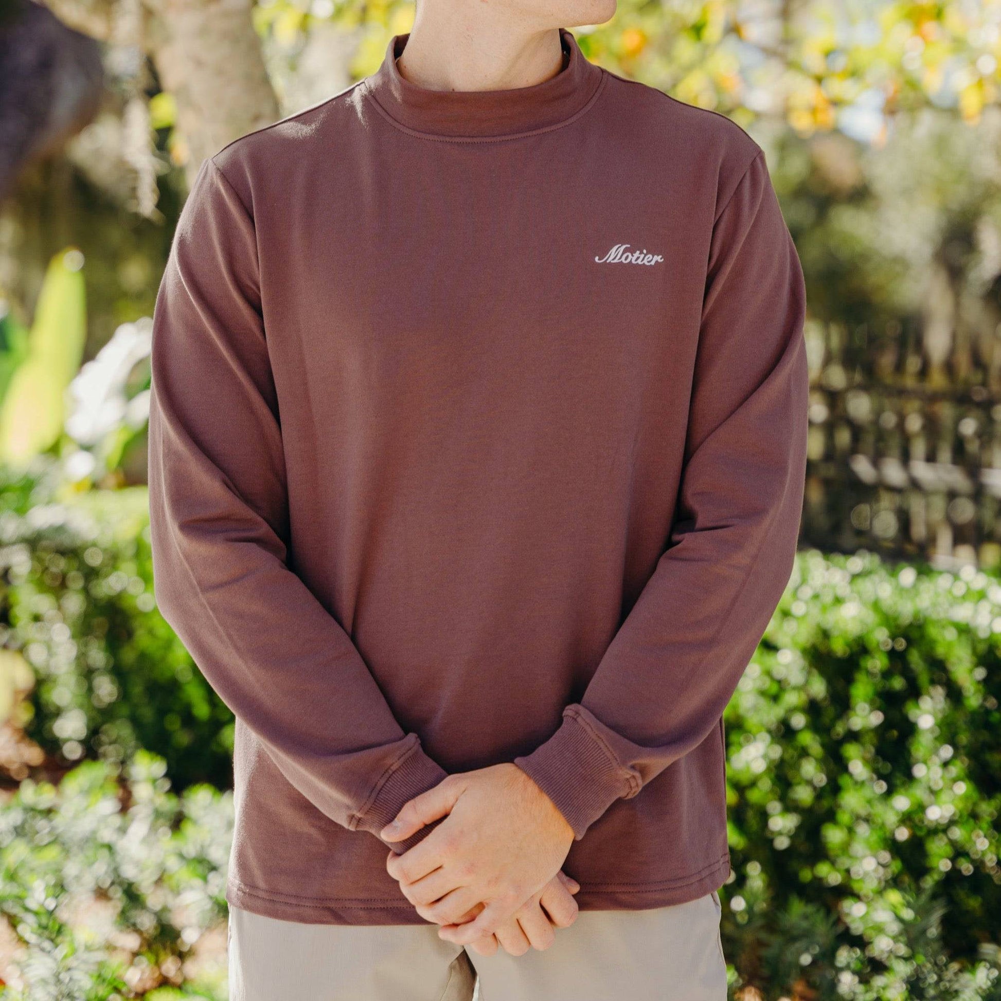 The Louis Mock Neck (Brushed Nickel) - Motier Lafayette 