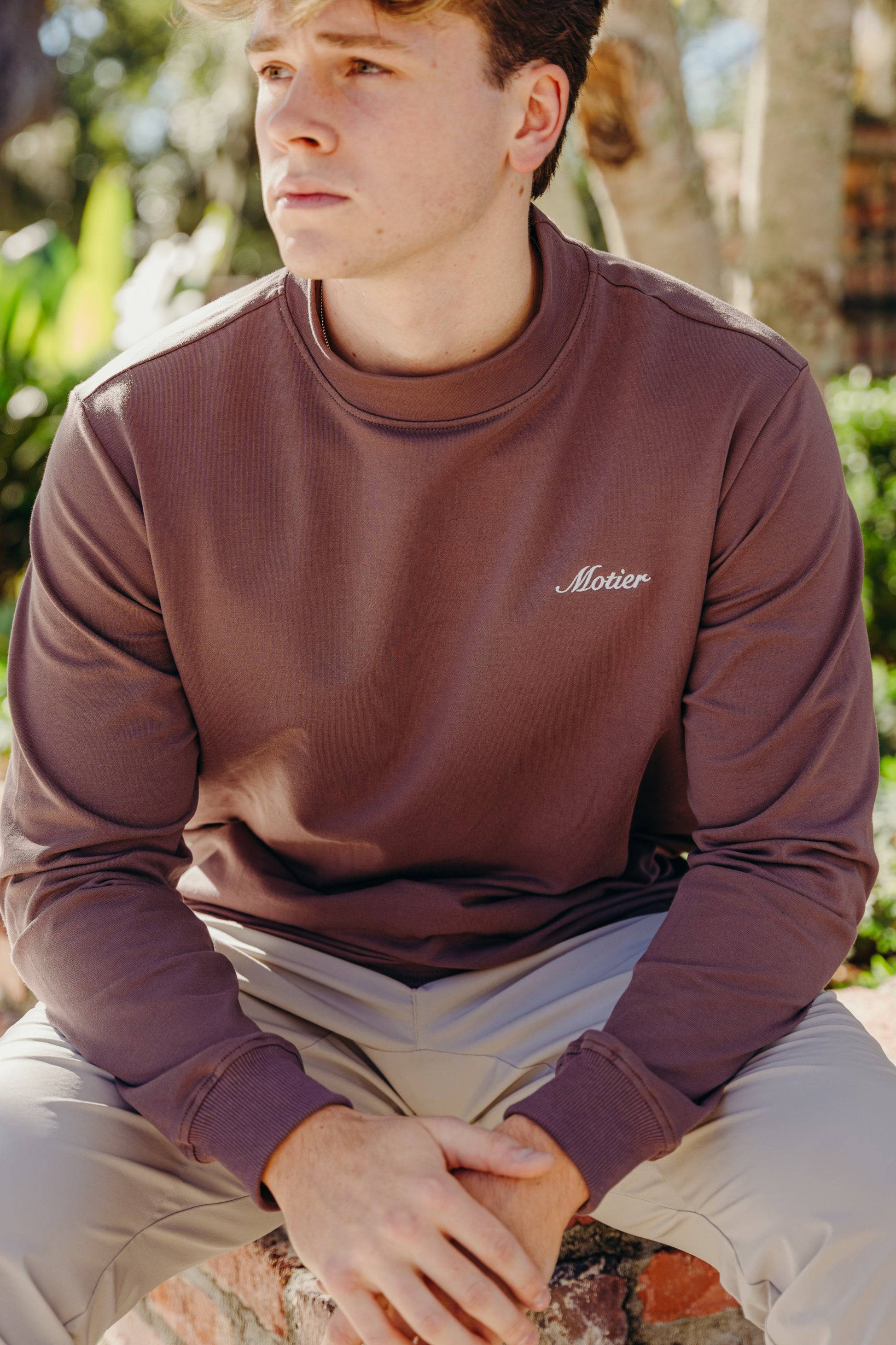 The Louis Mock Neck (Brushed Nickel) - Motier Lafayette 