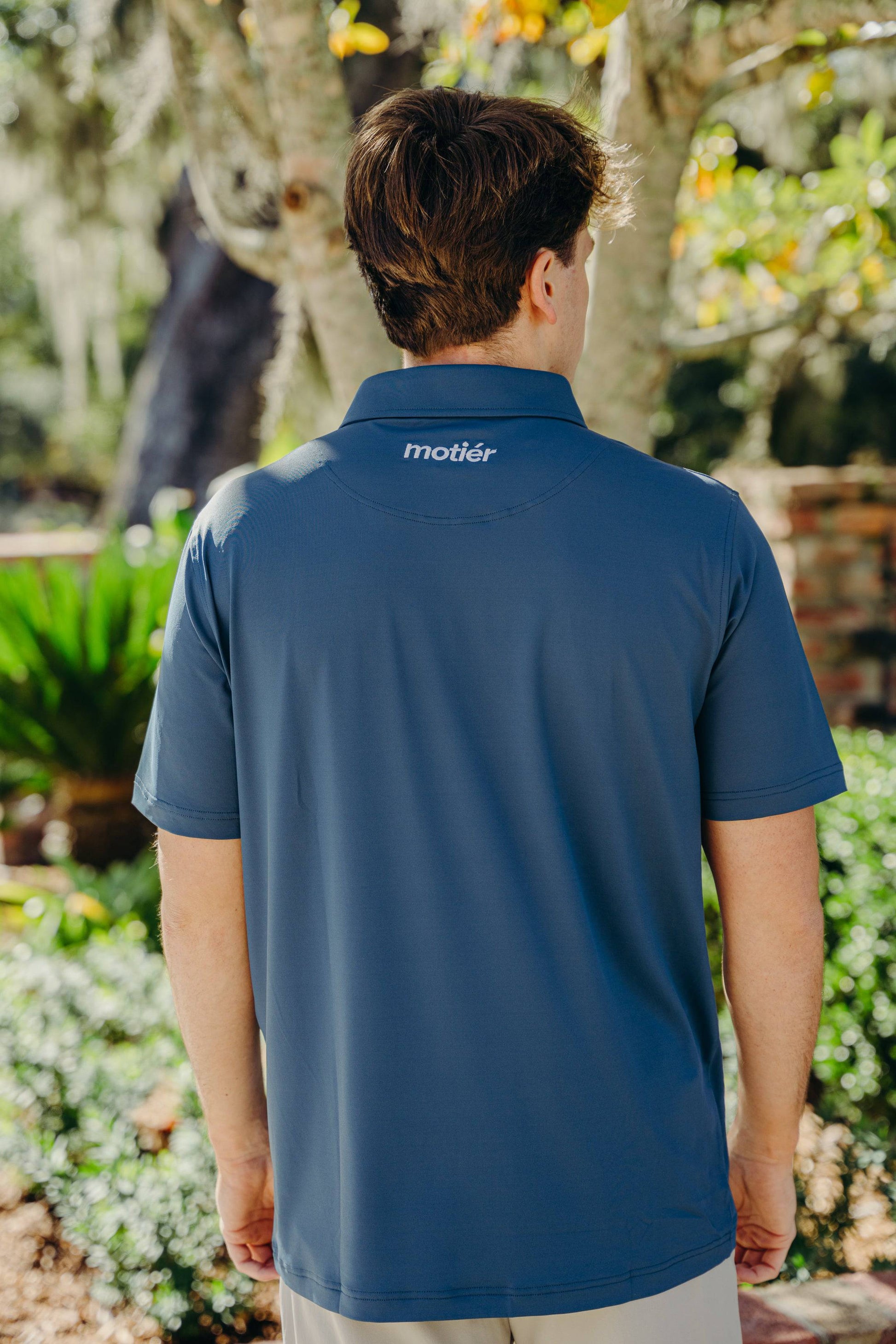 The Motier Tour Golf Polo (Slate) - Motier Lafayette 