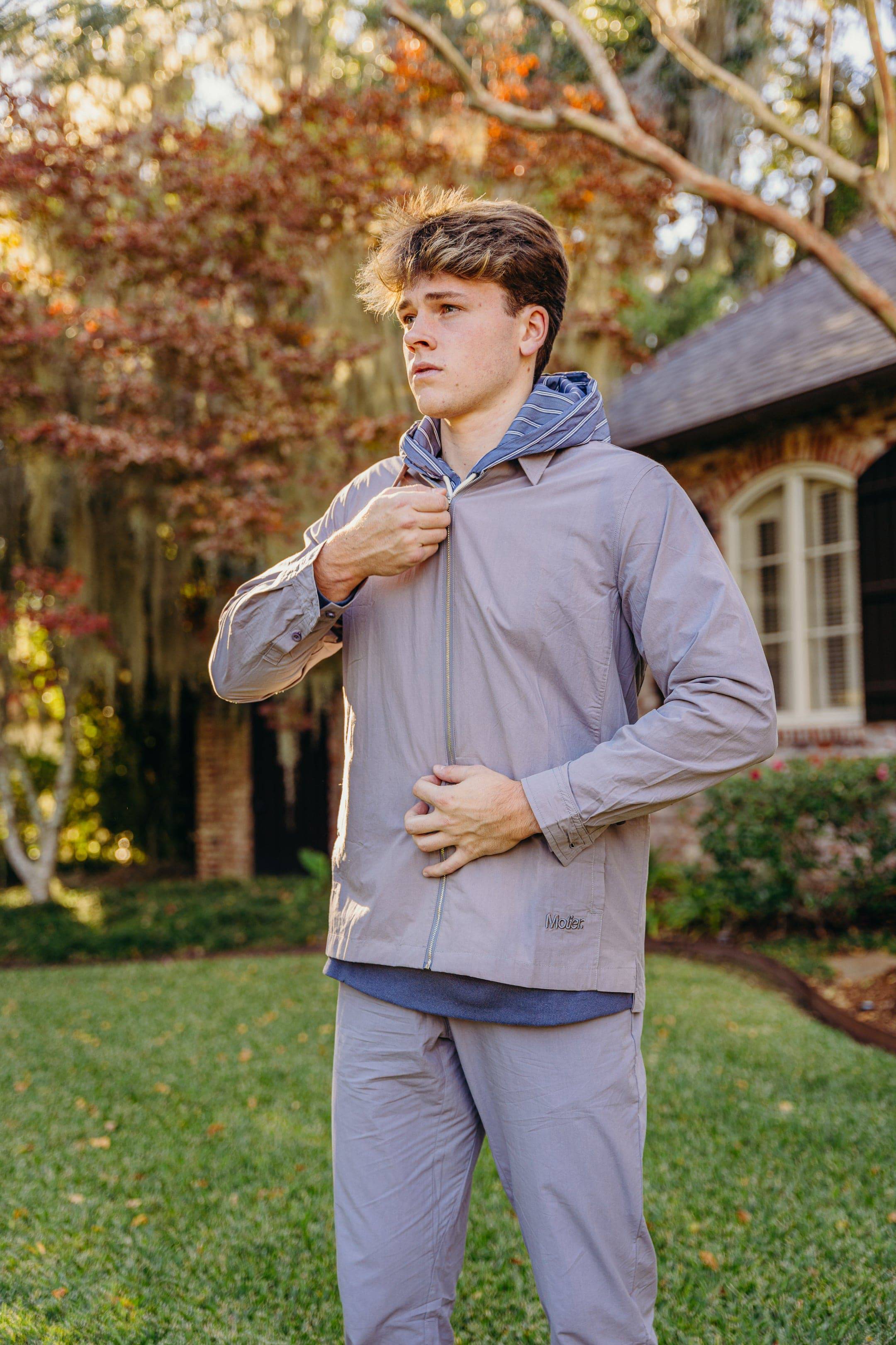 The Sedge Full Zip Jacket (Tornado) - Motier Lafayette 
