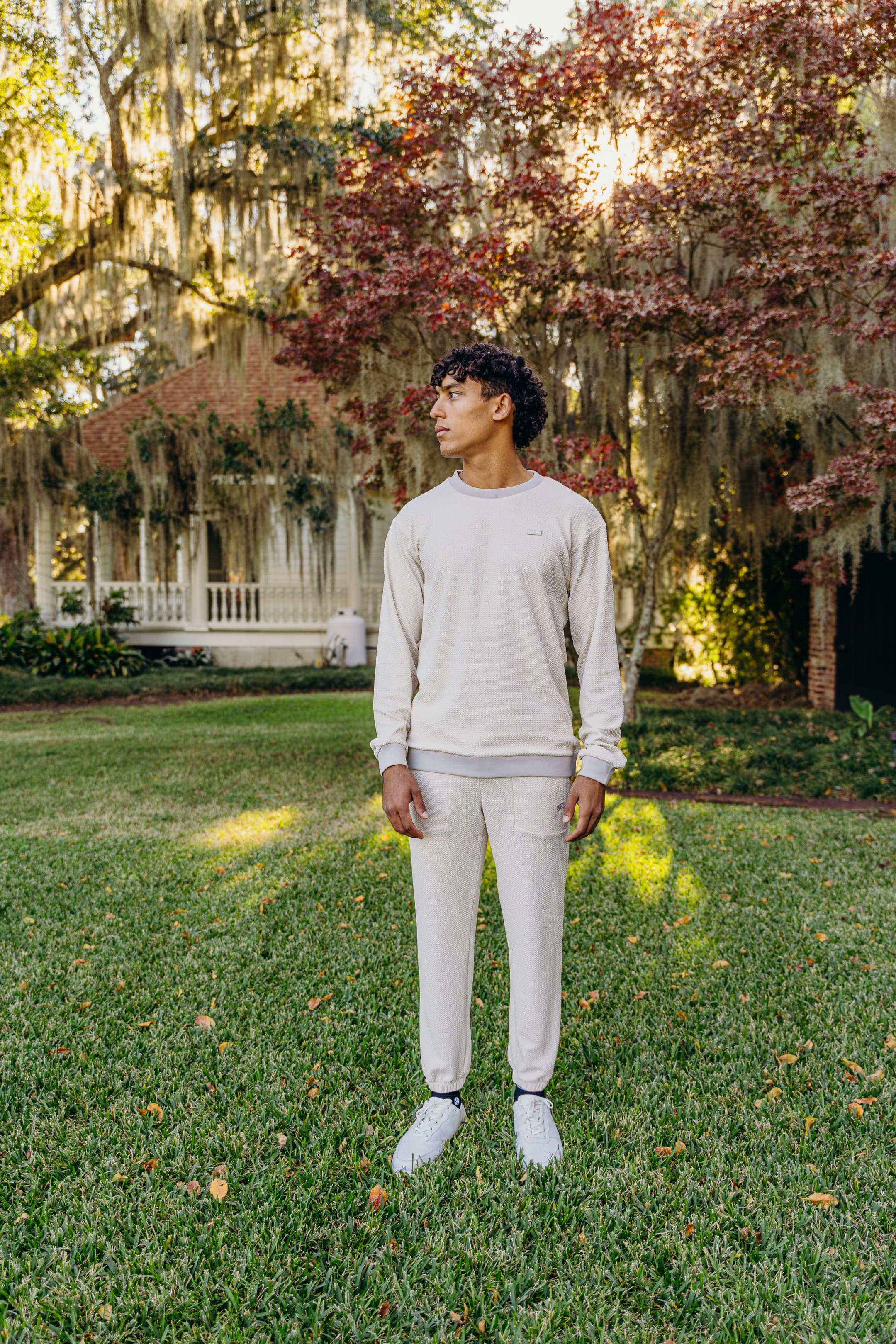 The CloudKnit Crewneck (Moonbeam) - Motier Lafayette 