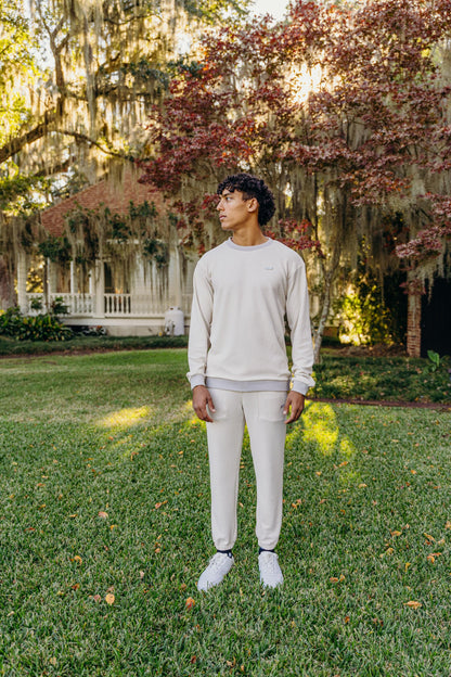 The CloudKnit Crewneck (Moonbeam) - Motier Lafayette 