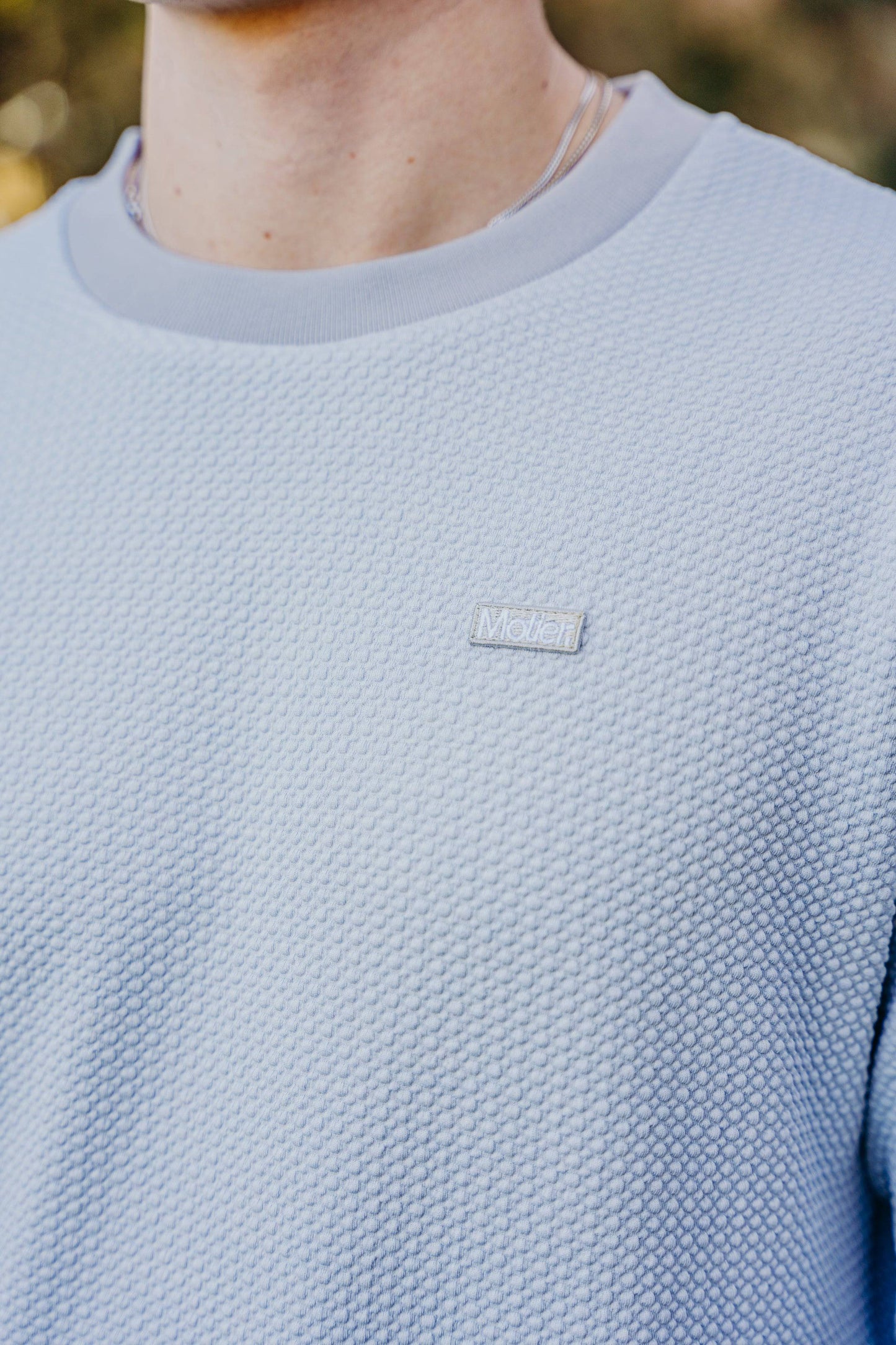 The CloudKnit Crewneck (Skyway) - Motier Lafayette 