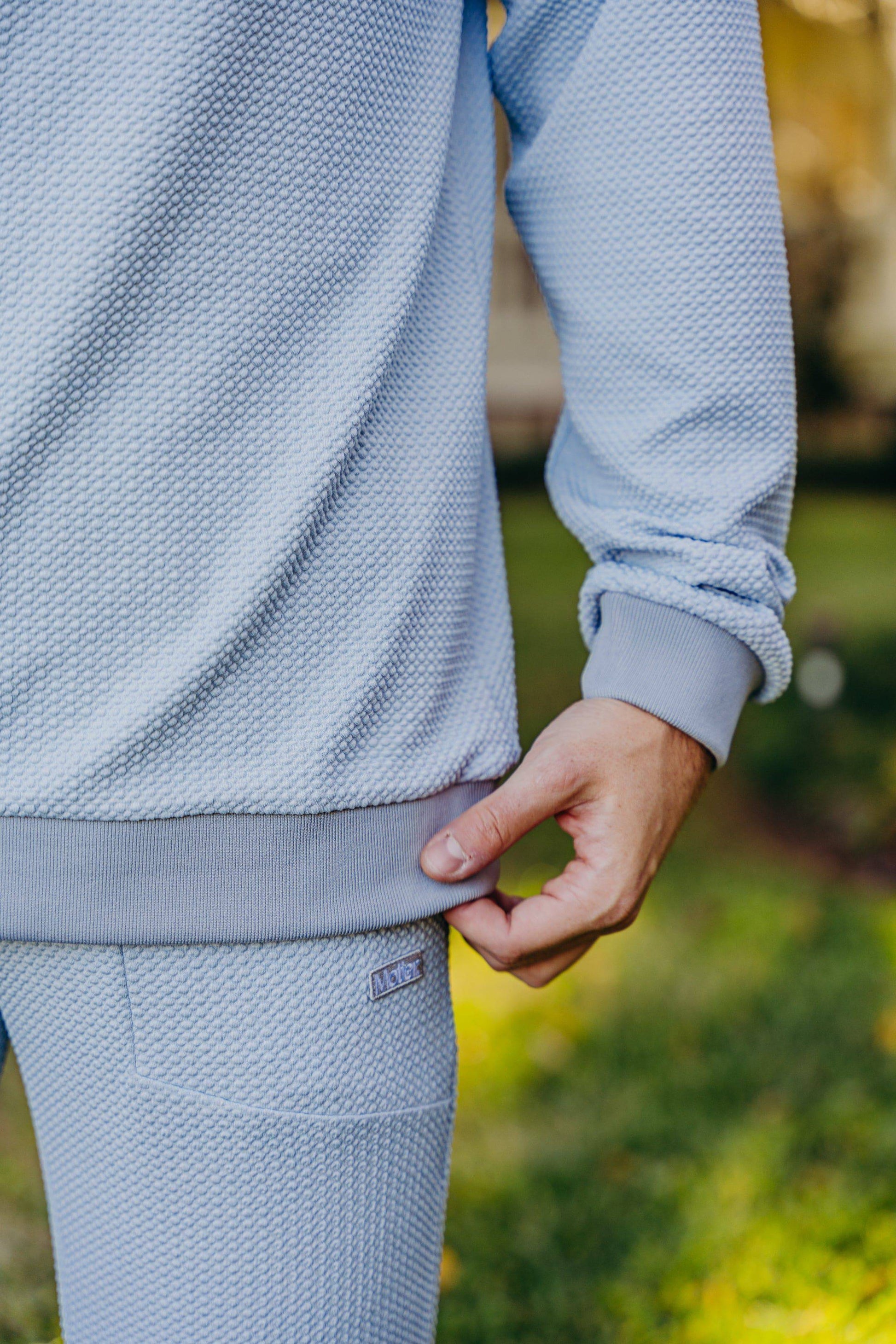 The CloudKnit Crewneck (Skyway) - Motier Lafayette 
