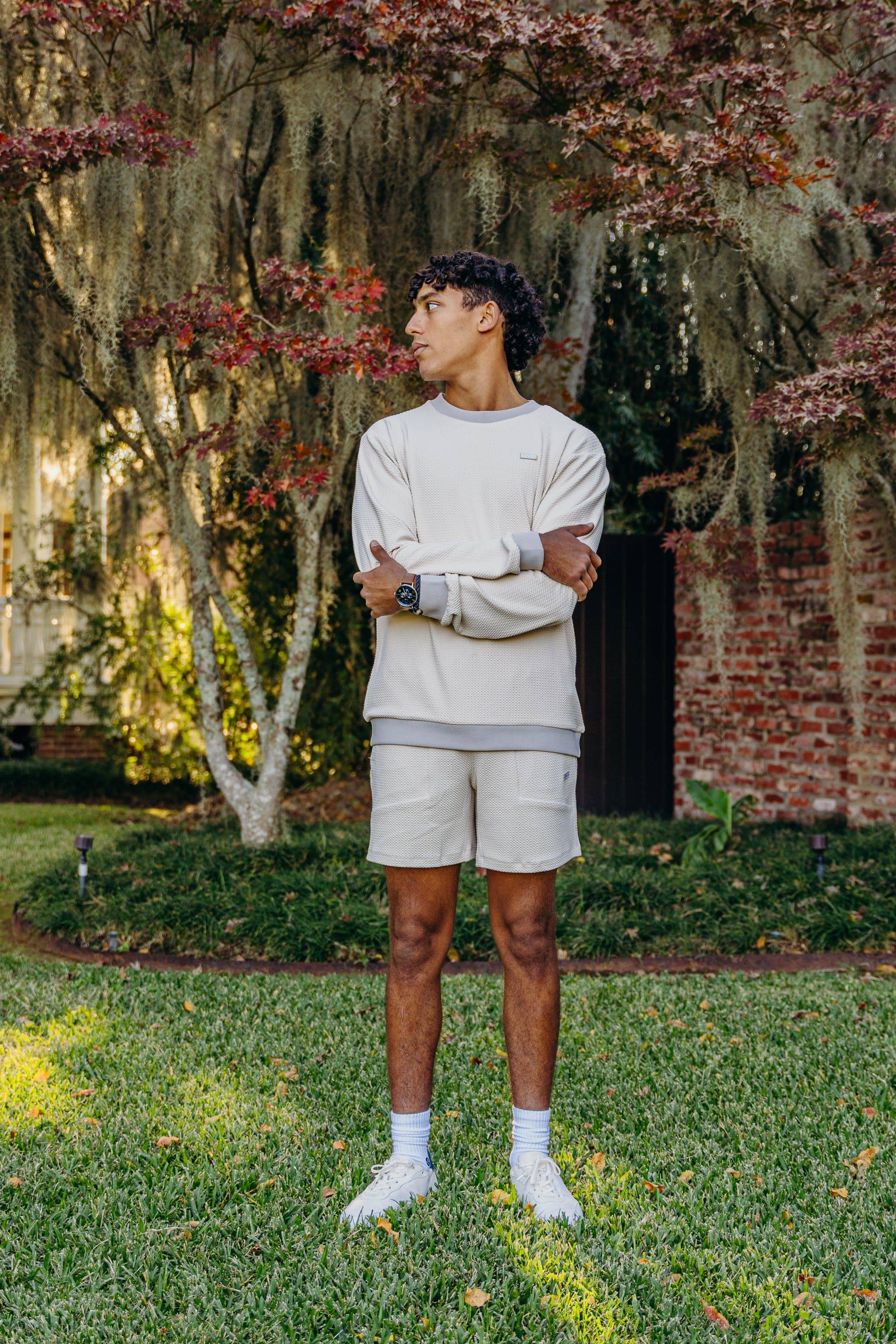 The CloudKnit Shorts (Moonbeam) - Motier Lafayette 