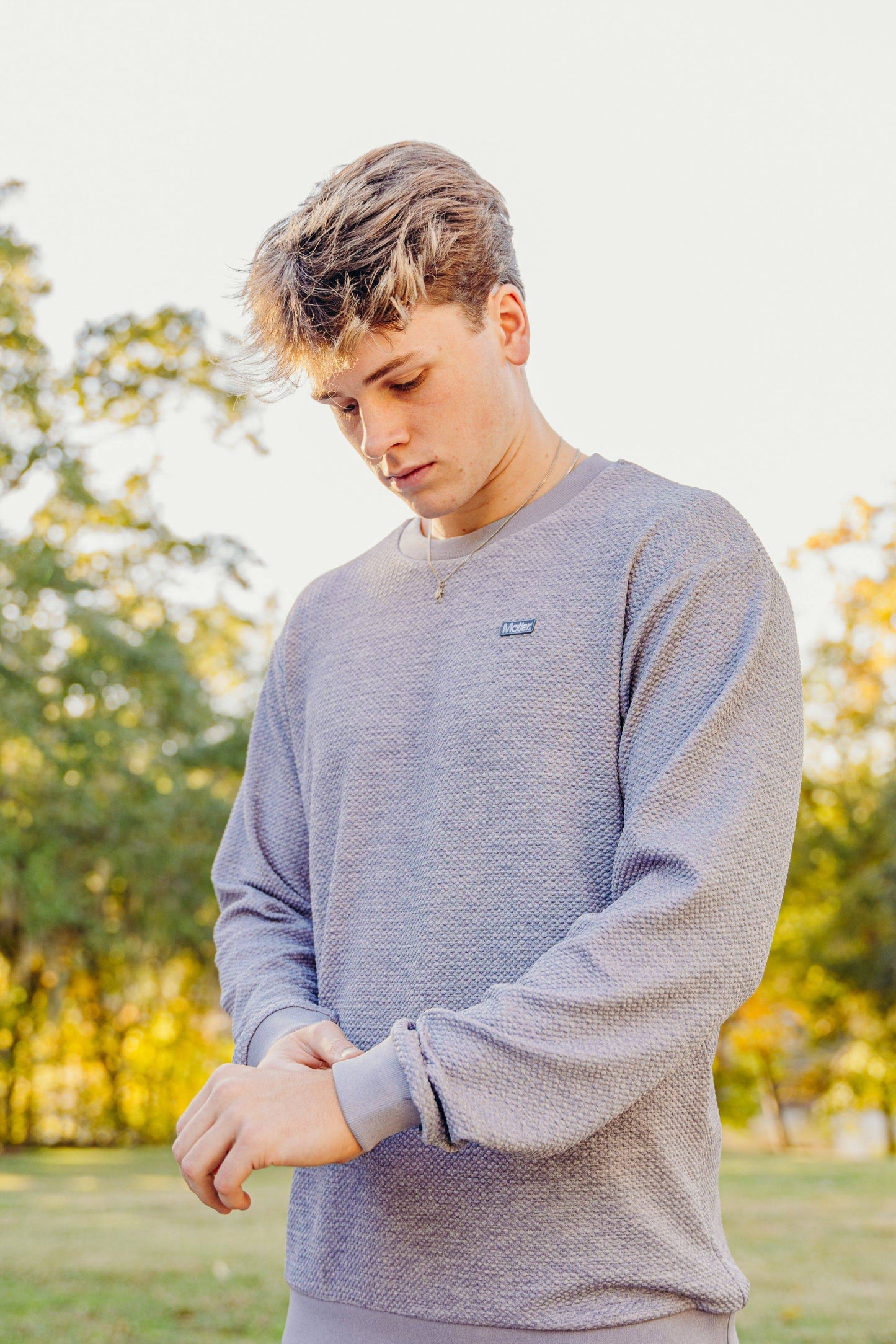The CloudKnit Crewneck (Flintstone) - Motier Lafayette 