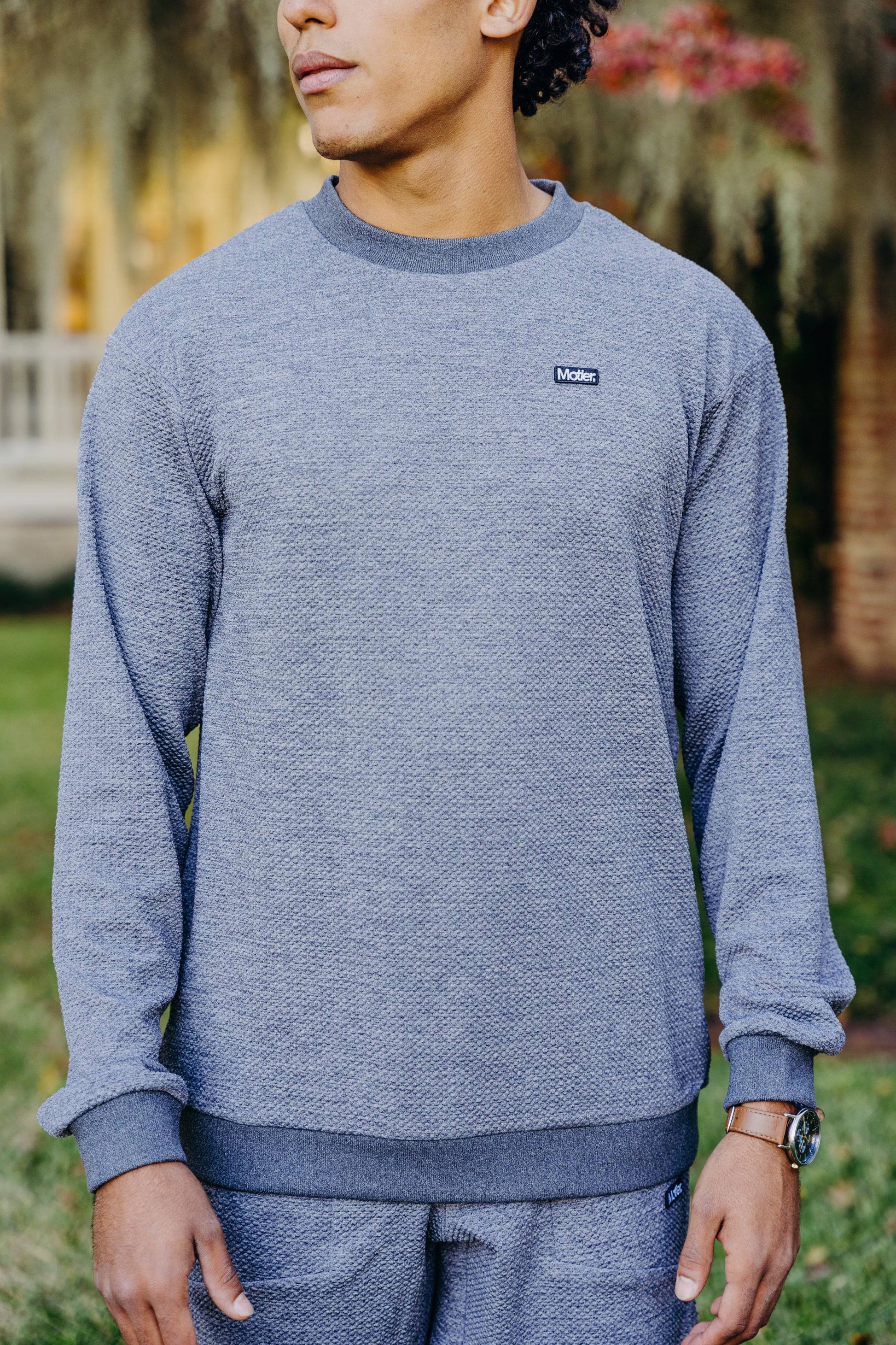 The CloudKnit Crewneck (Onyx) - Motier Lafayette 