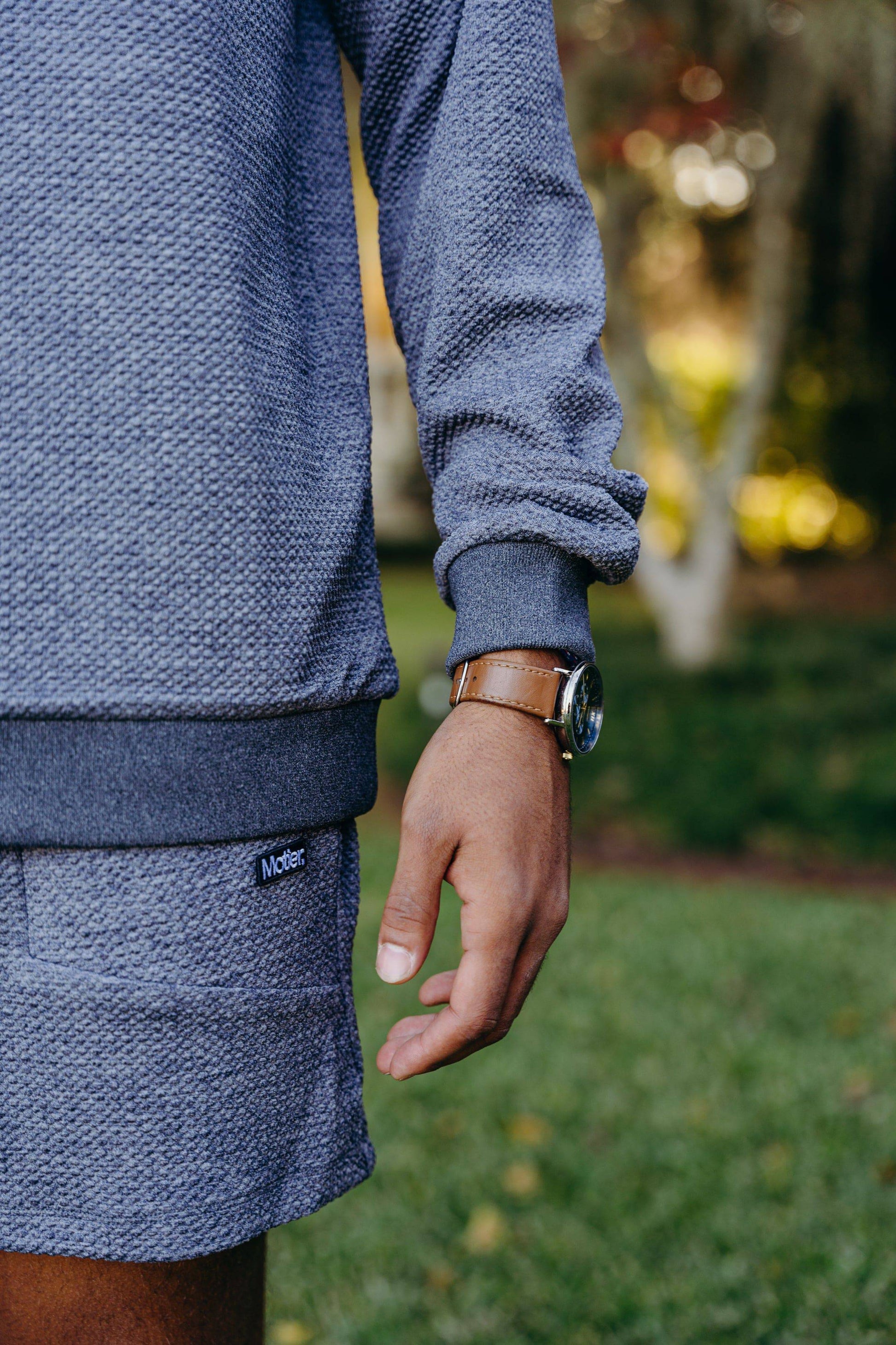 The CloudKnit Crewneck (Onyx) - Motier Lafayette 