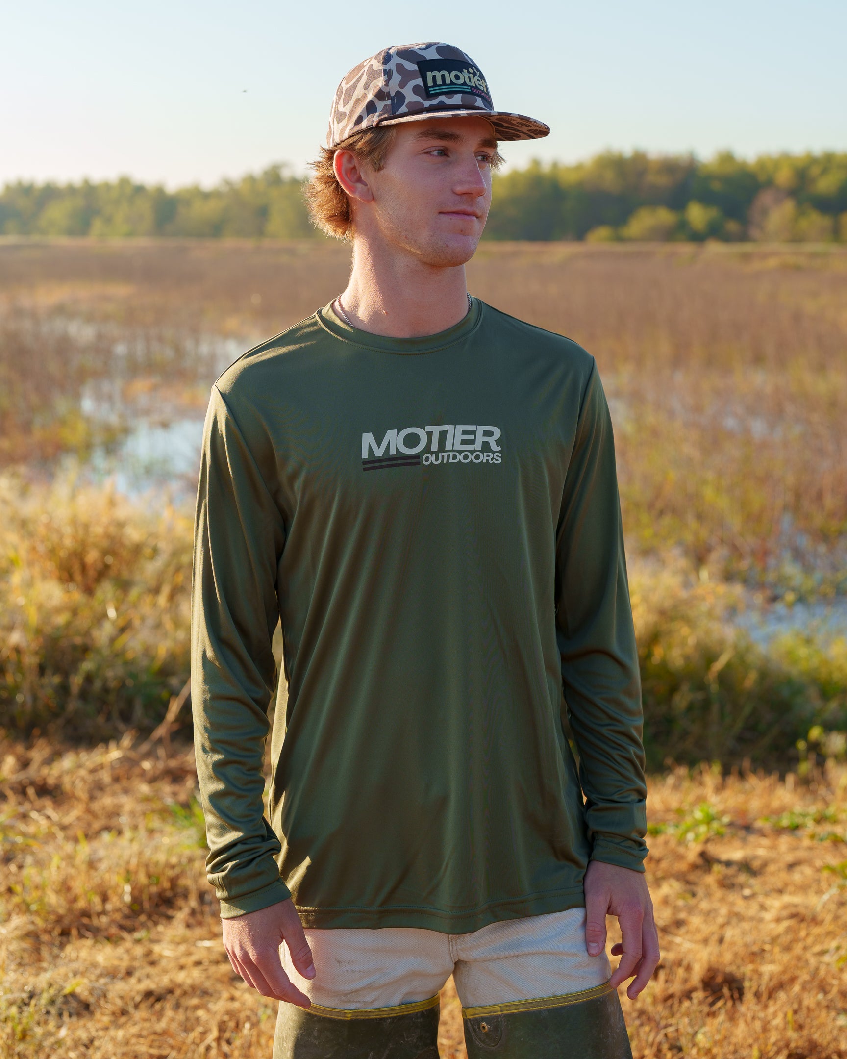 Motier Outdoors Performance L/S Tee (Olive)