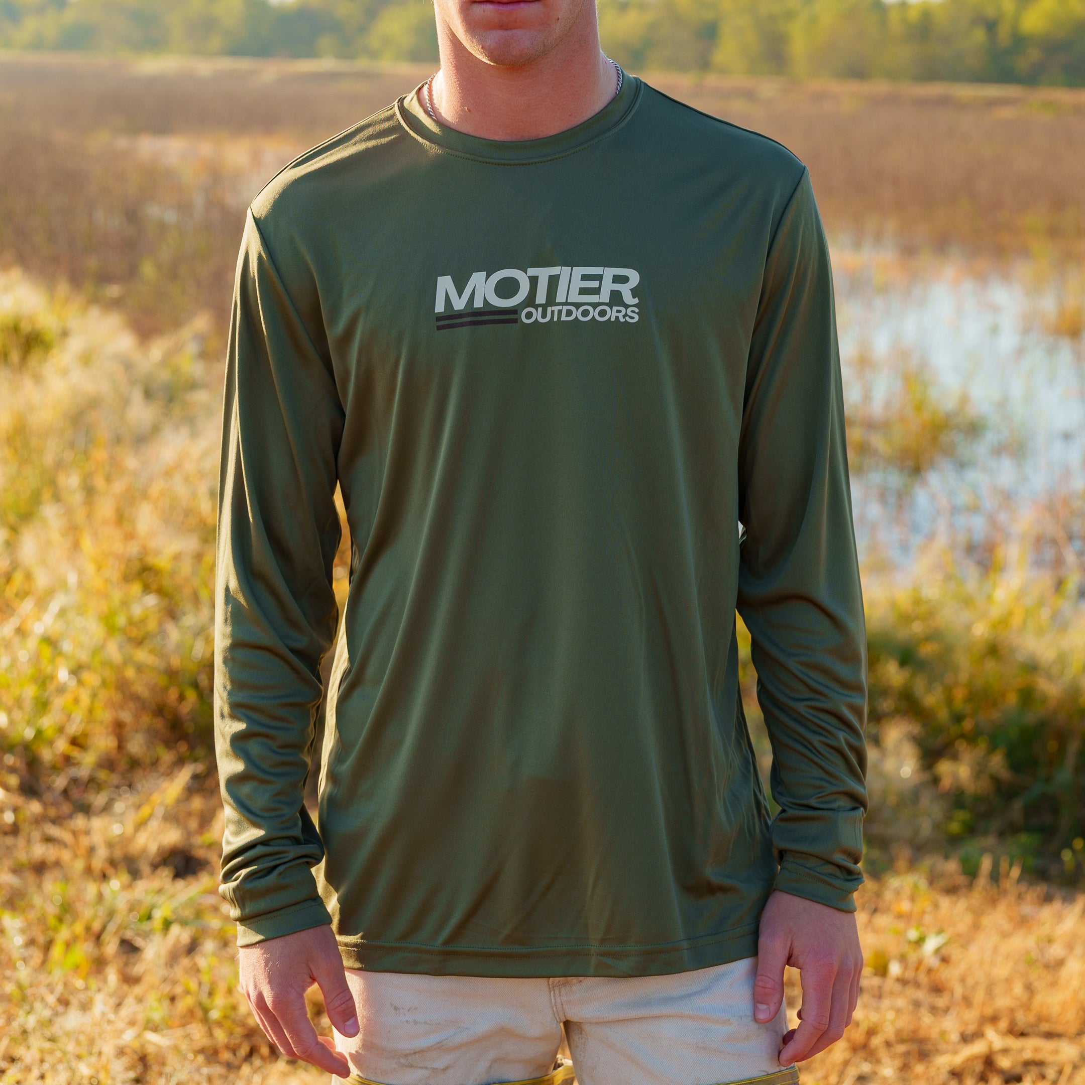Motier Outdoors Performance L/S Tee (Olive)