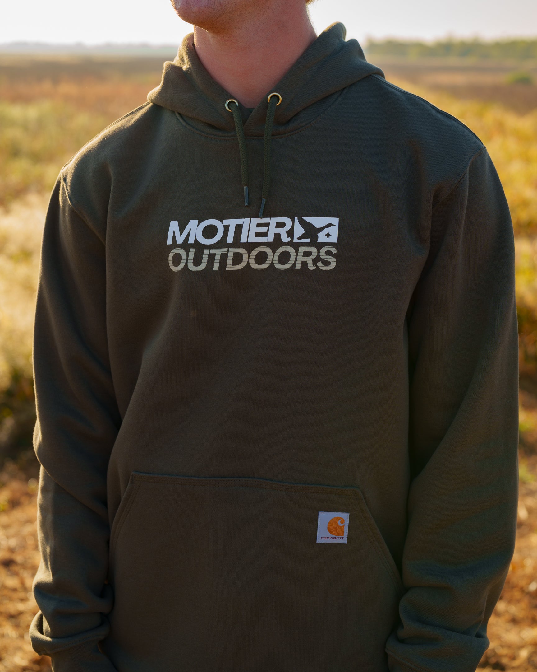 Motier Fieldmark Carhartt Hoodie (Marsh Green)