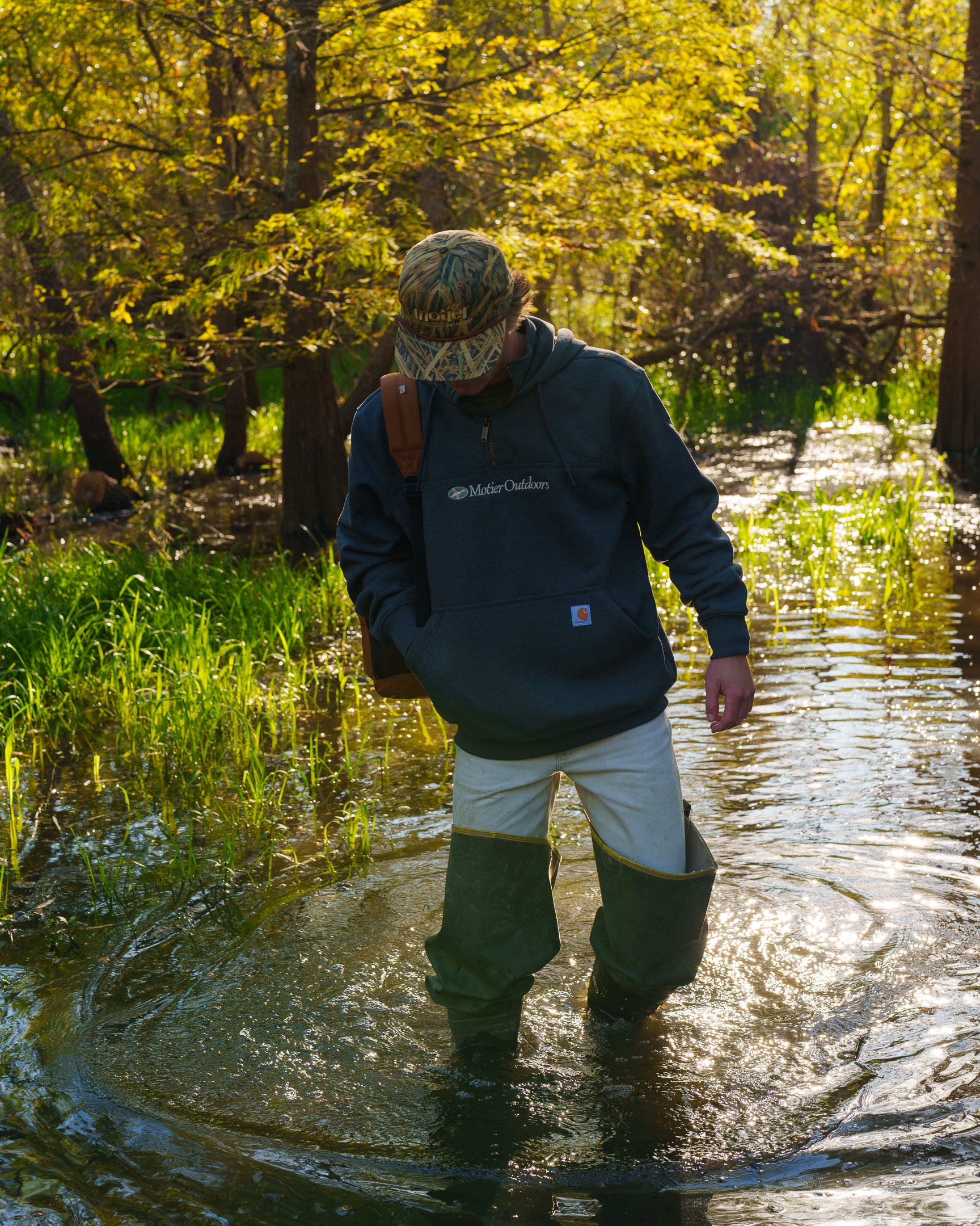 The Motier Outdoors Rain Defender Zip Hoodie (Charcoal)