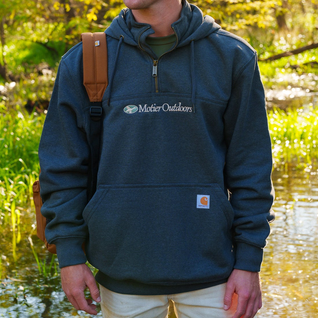 The Motier Outdoors Rain Defender Zip Hoodie (Charcoal)