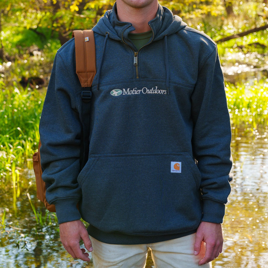 The Motier Outdoors Rain Defender Zip Hoodie (Charcoal)