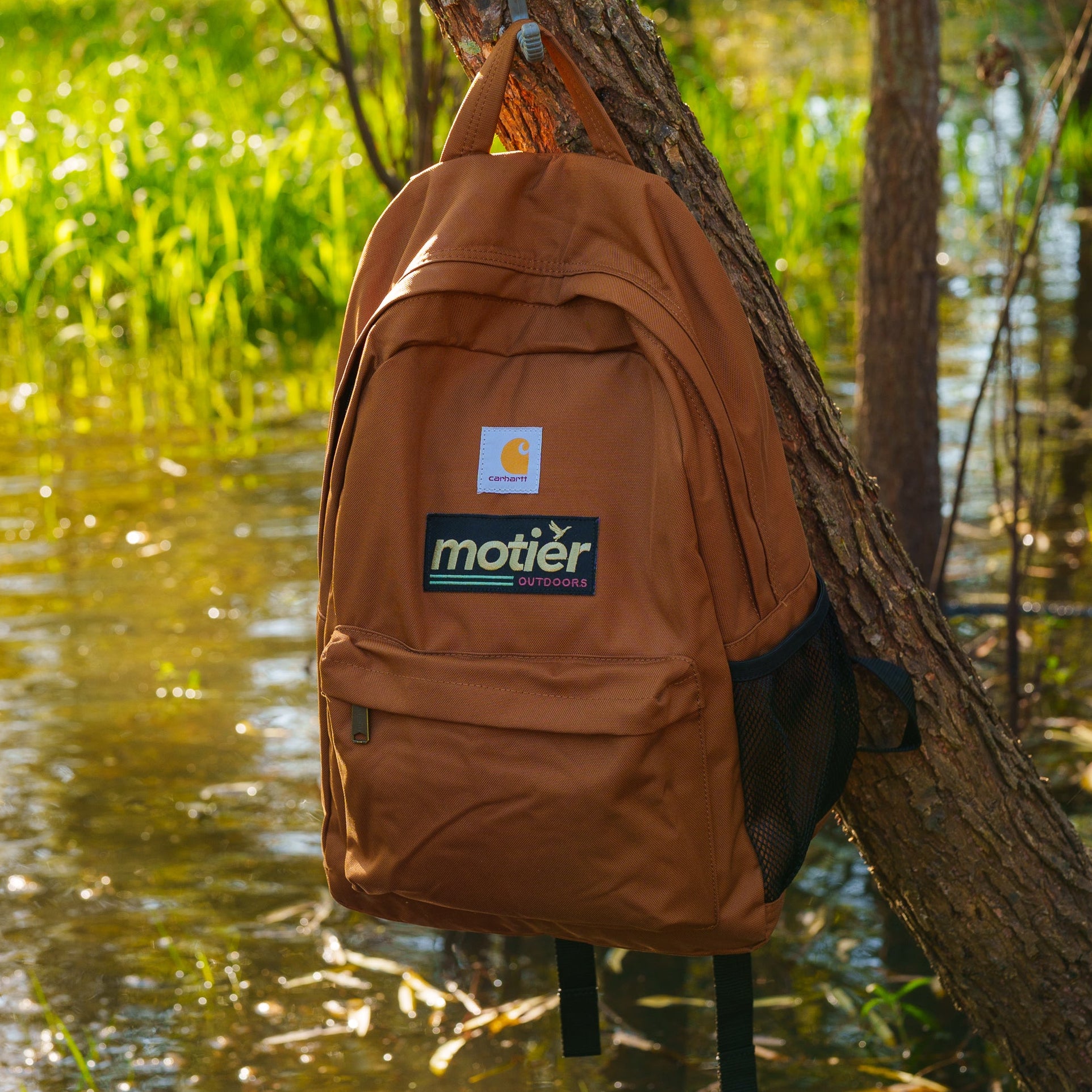 The Motier Outdoors Canvas Backpack (Camel)