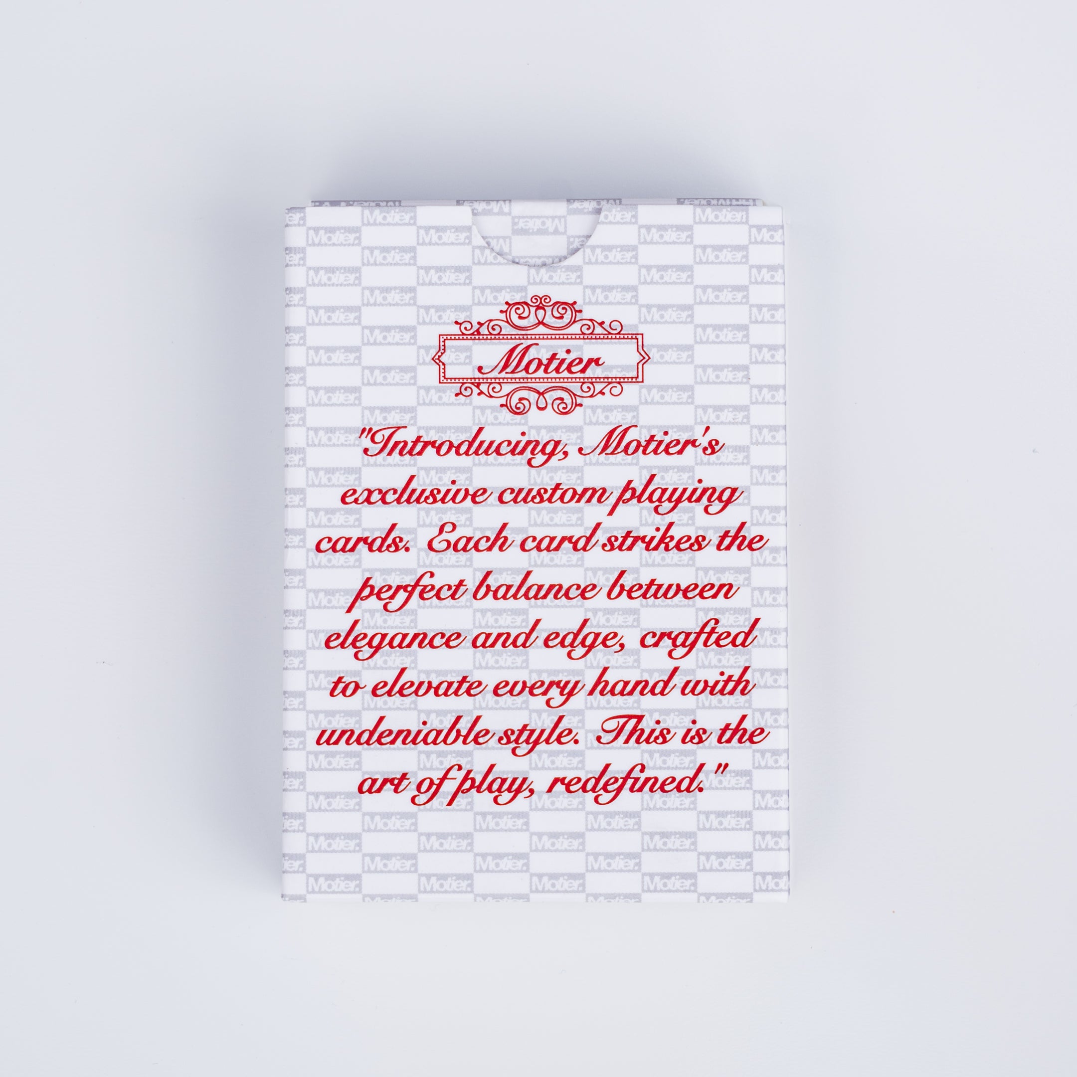 Motier Playing Cards - Motier Lafayette 
