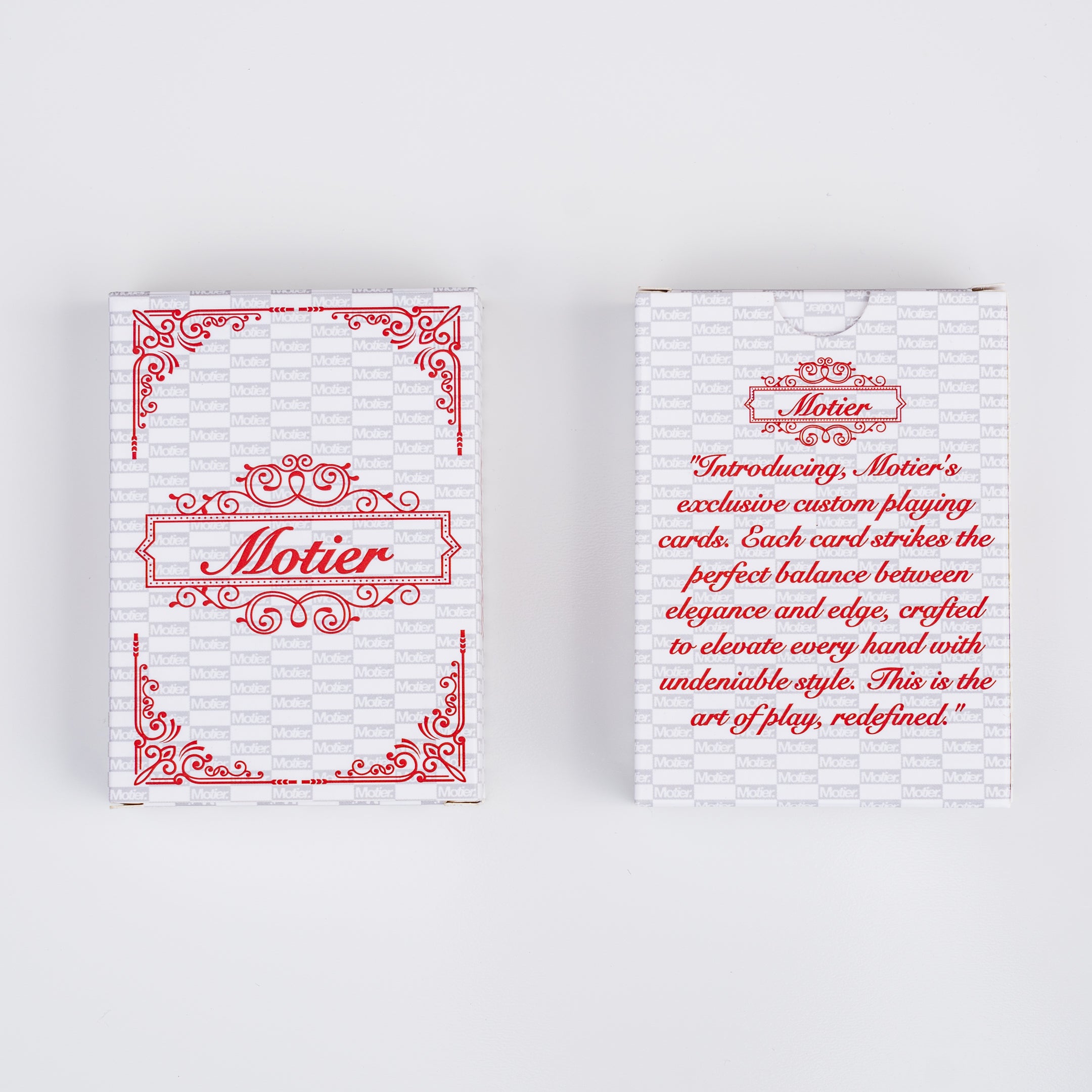 Motier Playing Cards - Motier Lafayette 
