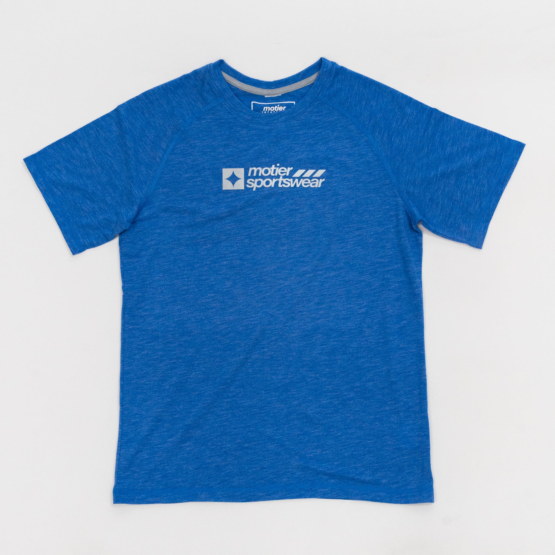 The Youth Sportswear Active Tee (Royal Heather) - Motier Lafayette 