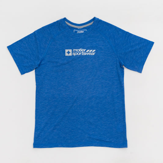 The Youth Sportswear Active Tee (Royal Heather) - Motier Lafayette 