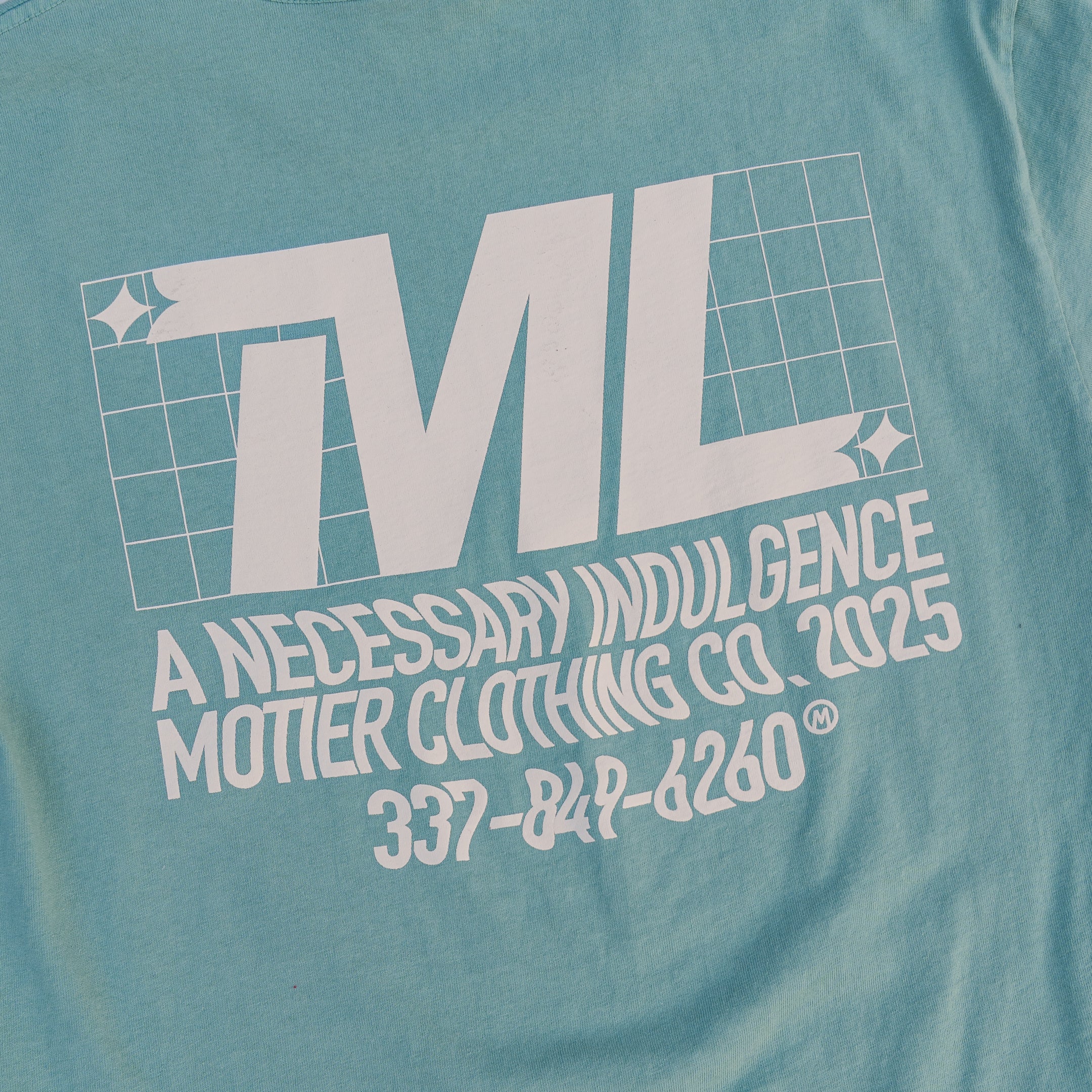 The Necessary Indulgence Luxe Tee (Aquifer) - Motier Lafayette 