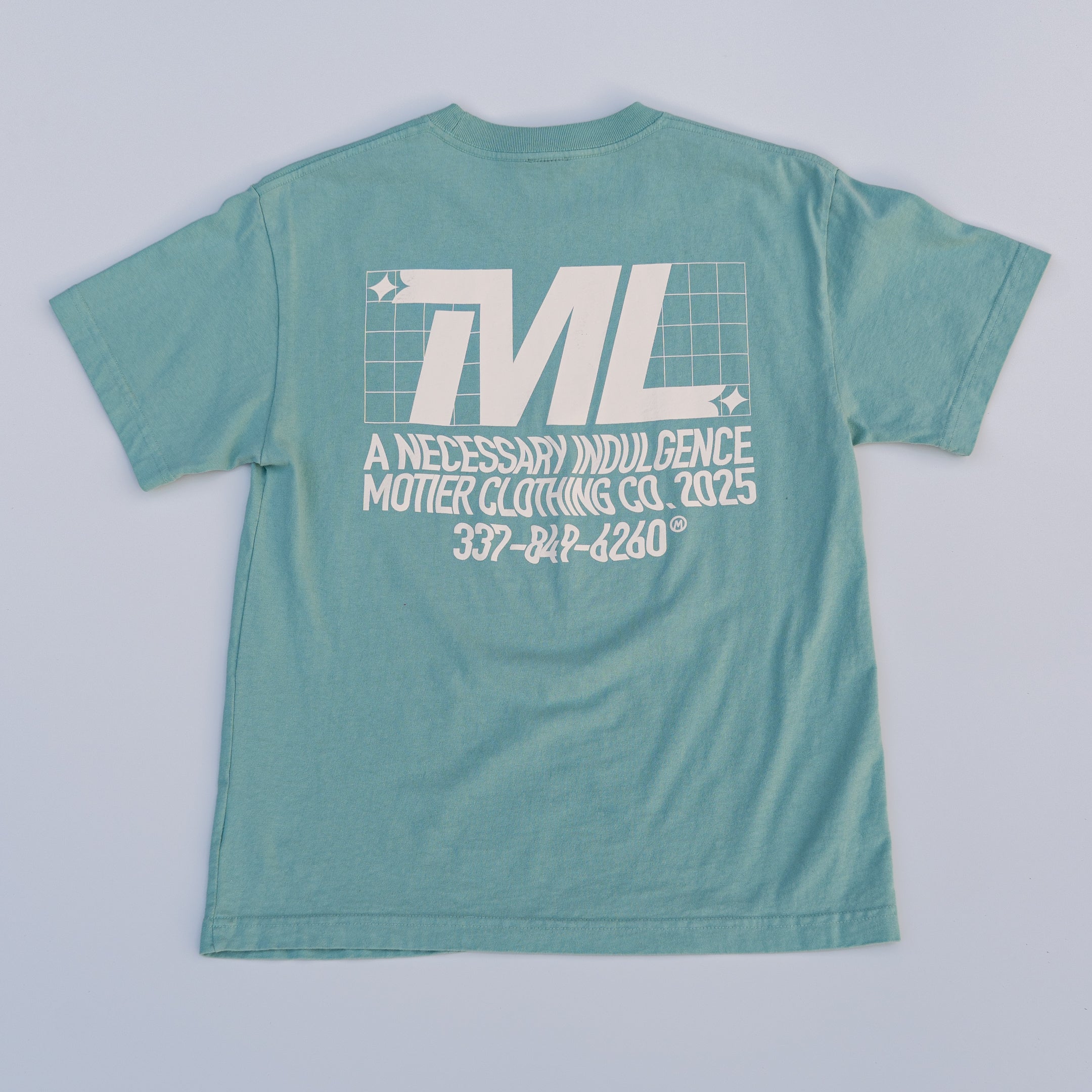 The Necessary Indulgence Luxe Tee (Aquifer) - Motier Lafayette 