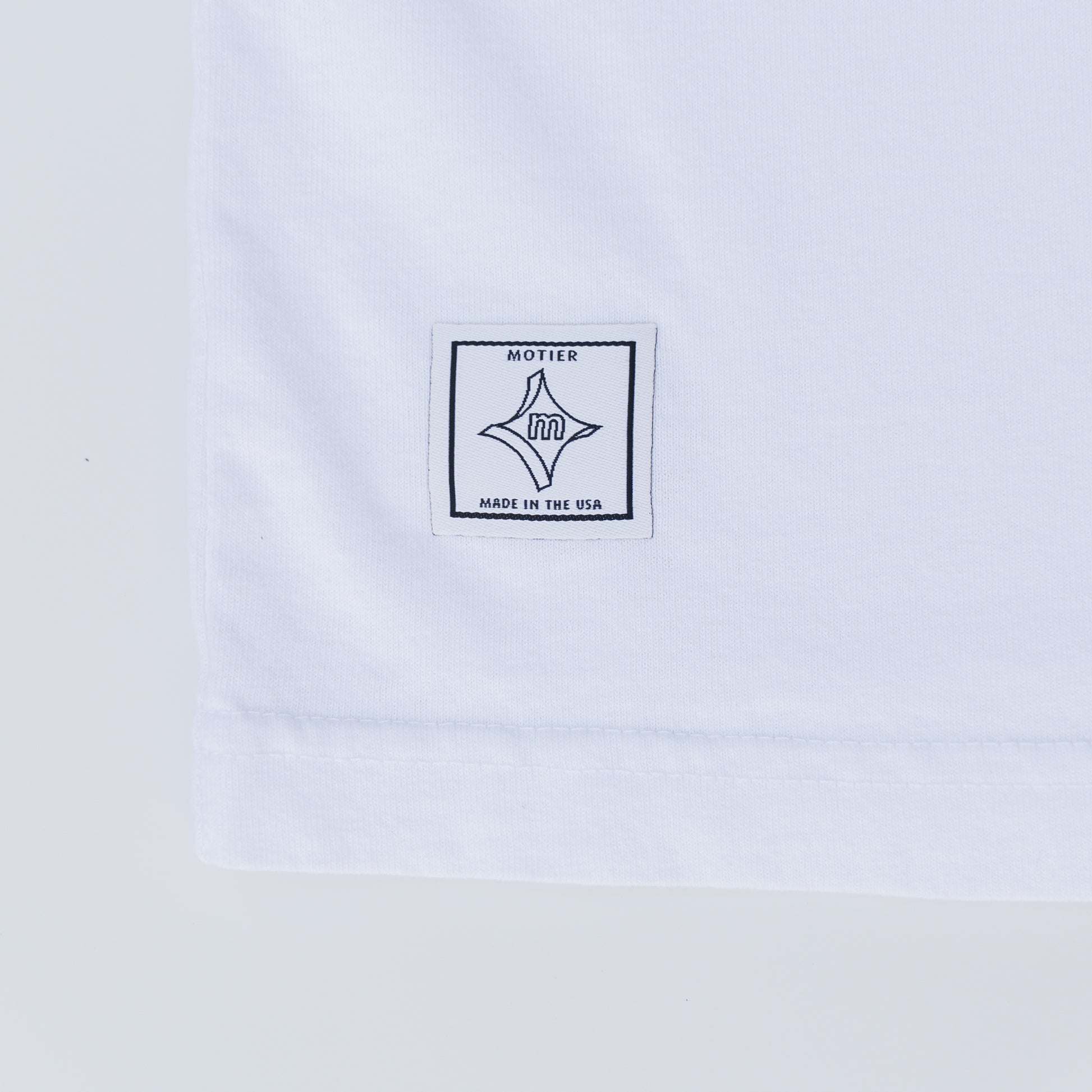 The Blur Butterfly Luxe Tee (White) - Motier Lafayette 