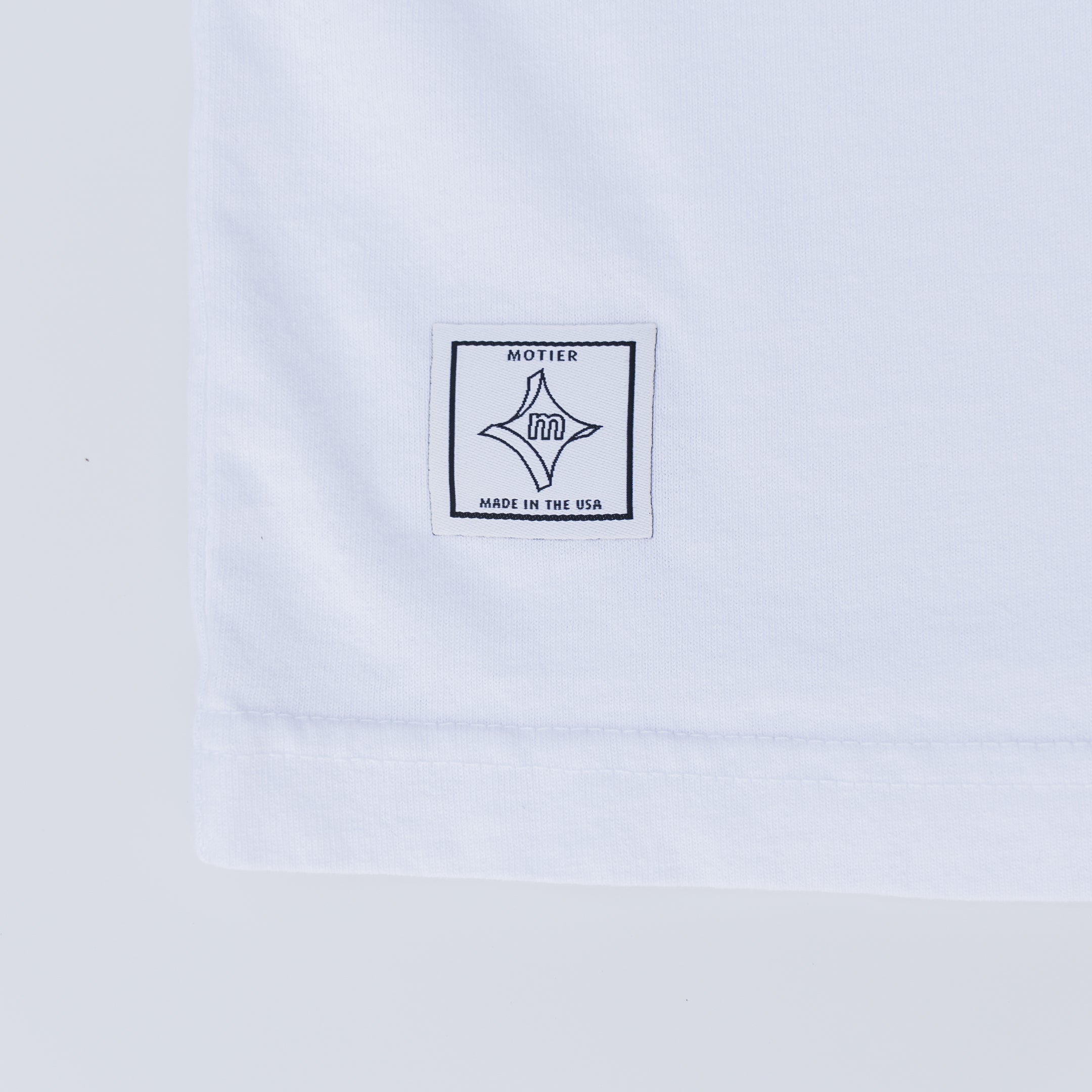 The Blur Butterfly Luxe Tee (White) - Motier Lafayette 