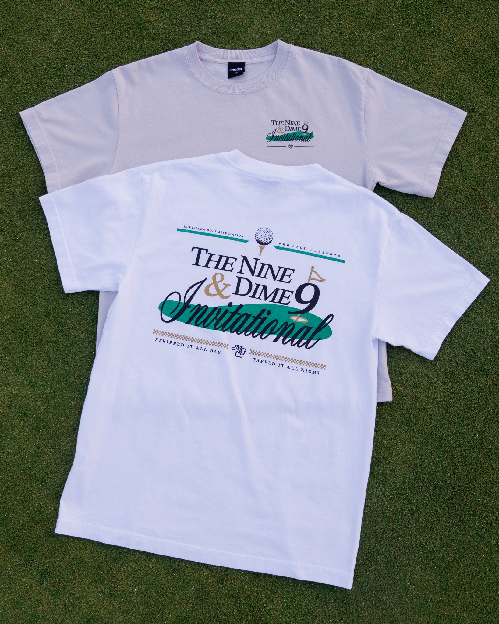 The 9 & Dime Invitational Luxe Tee (Oysterbay) - Motier Lafayette 
