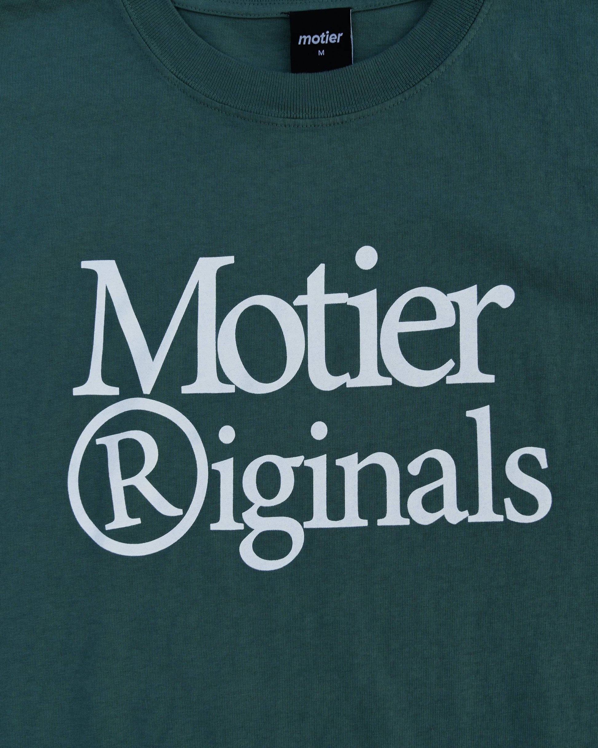 Motier Originals Front Print Luxe Tee (Silver Pine) - Motier Lafayette 