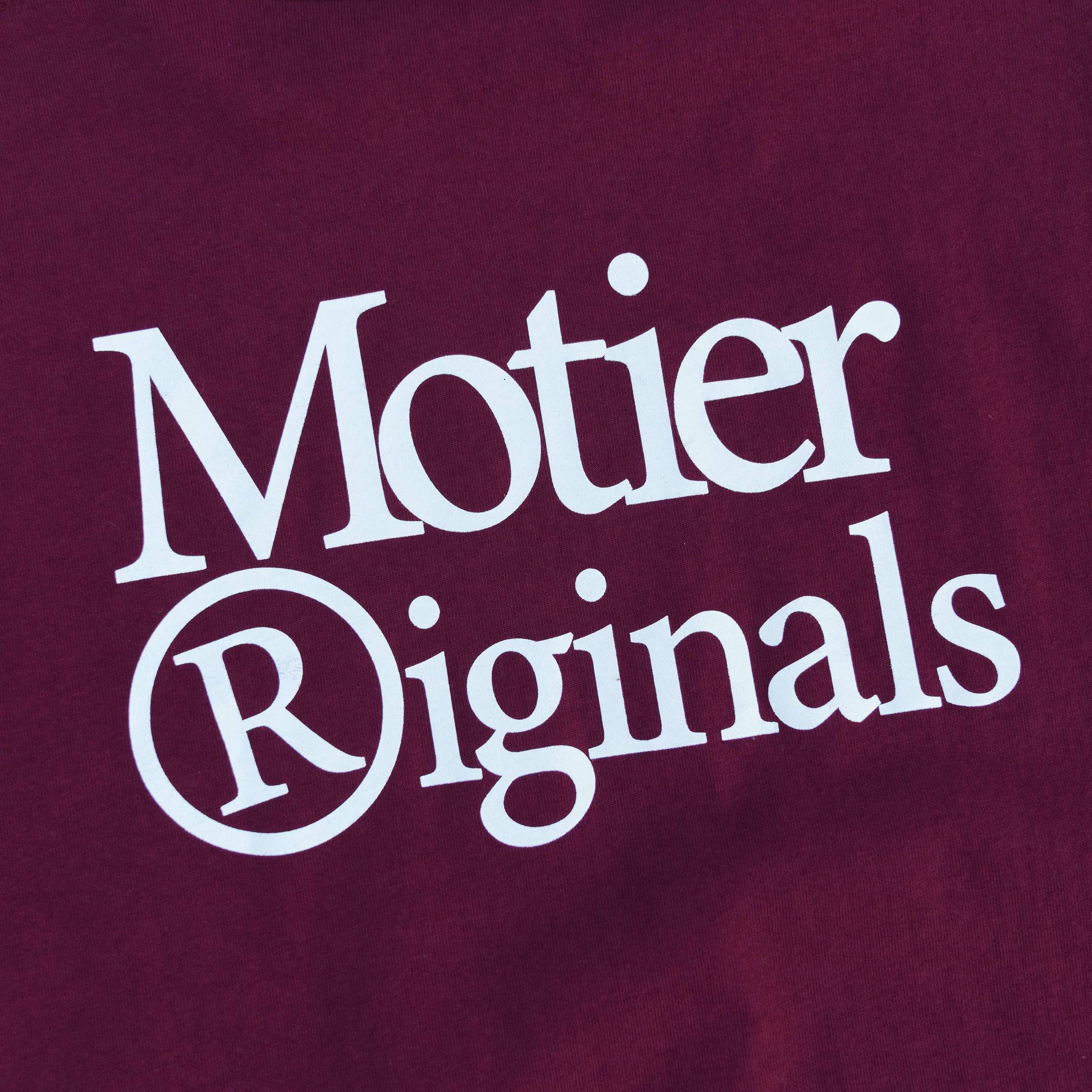 Motier Originals Luxe Tee (Maroon) - Motier Lafayette 