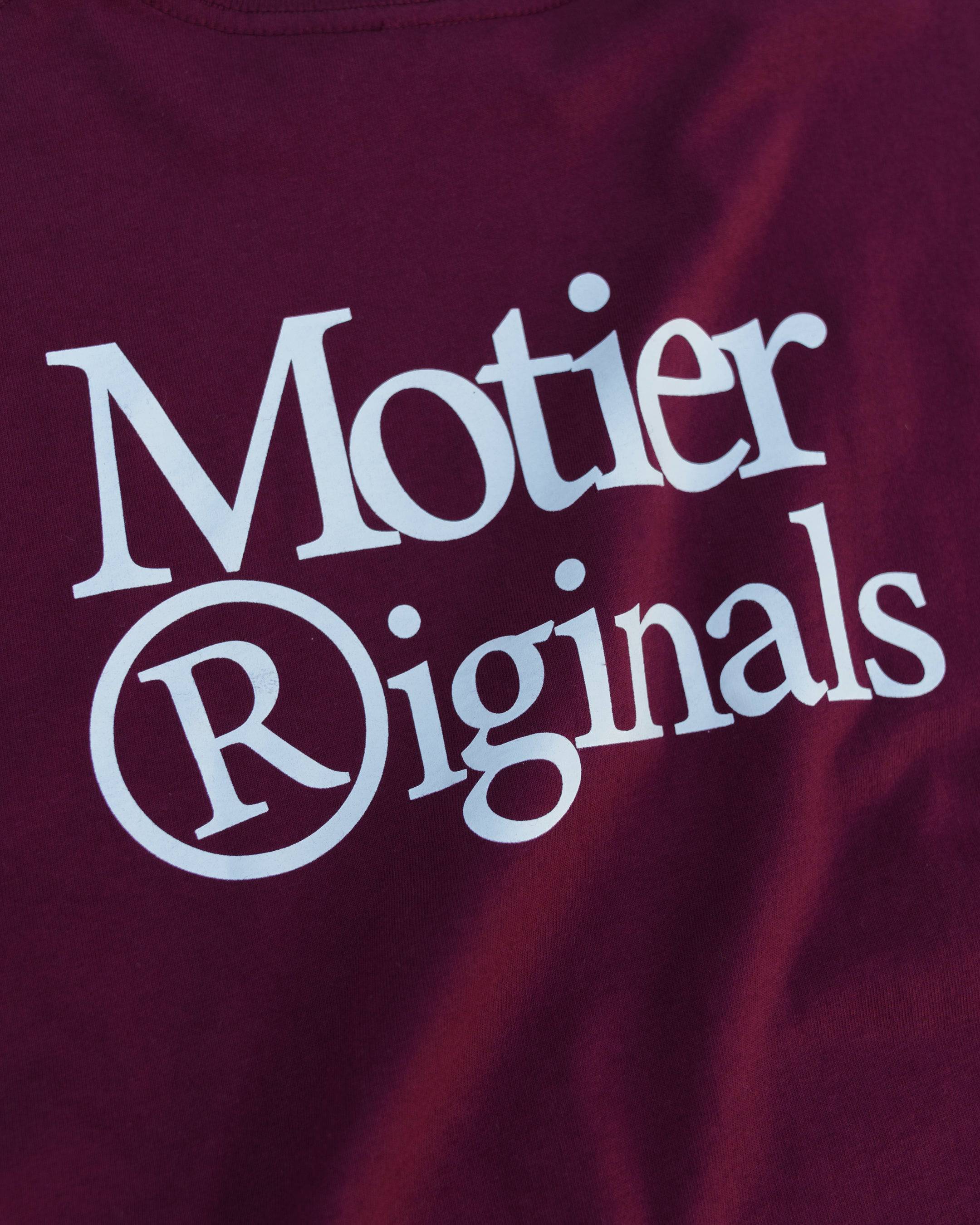 Motier Originals Luxe Tee (Maroon) - Motier Lafayette 