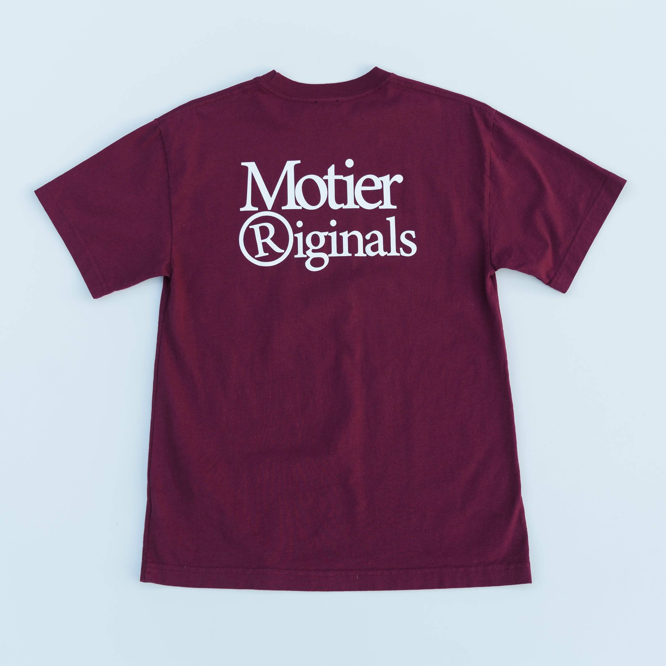Motier Originals Luxe Tee (Maroon) - Motier Lafayette 