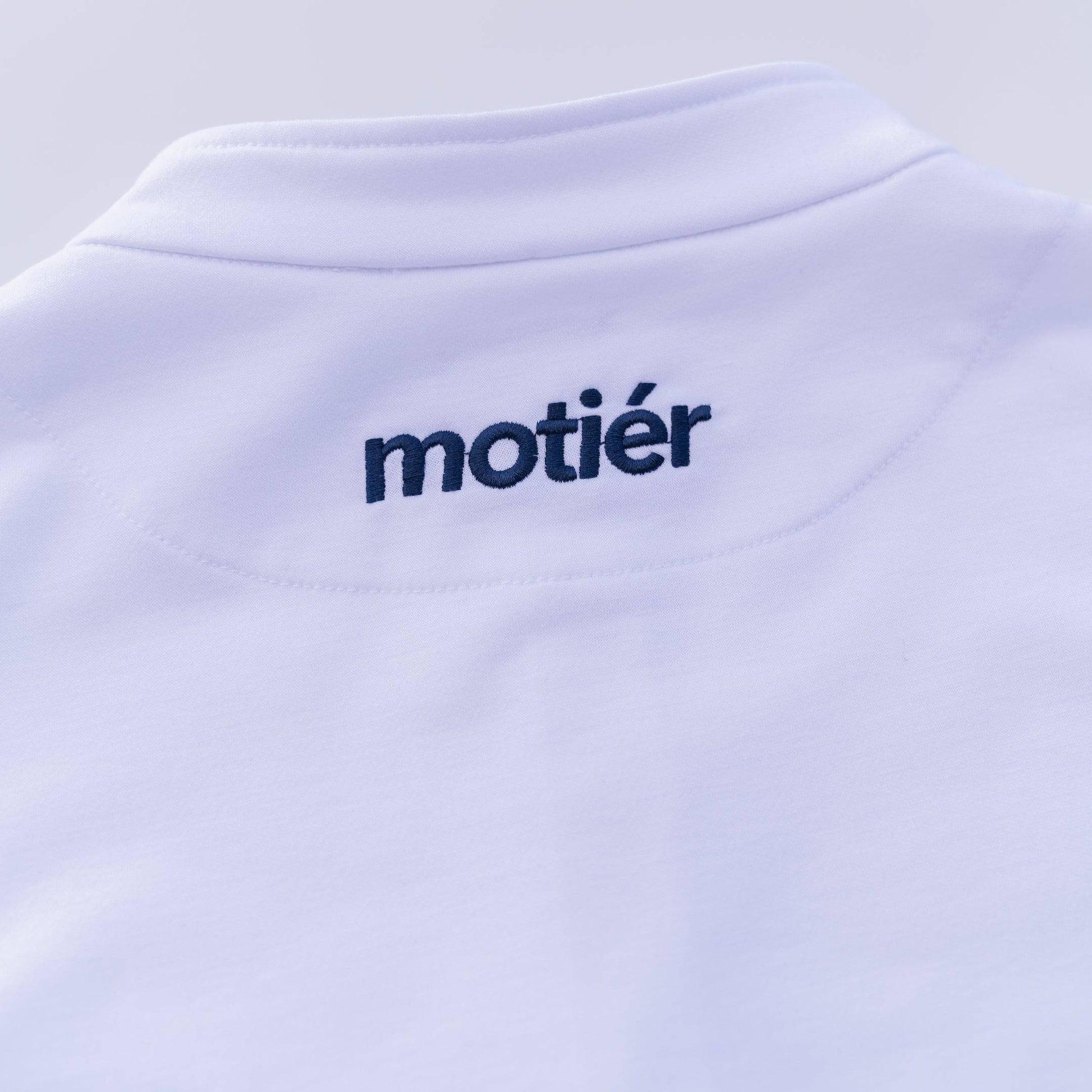 The Lionel Quarter Zip (White) - Motier Lafayette 