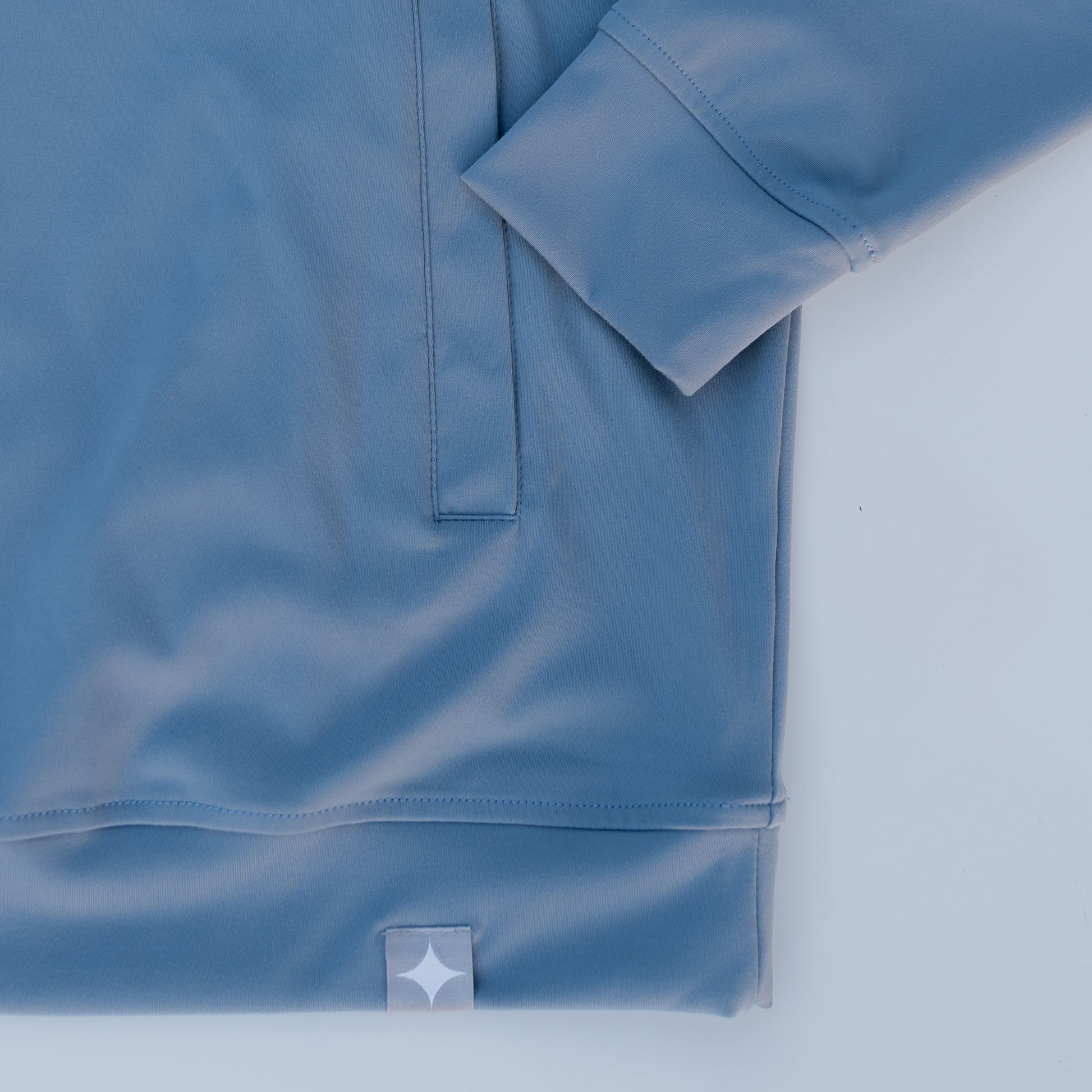 The Riviera Lightweight Performance Hoodie II (Slate Blue) - Motier Lafayette 
