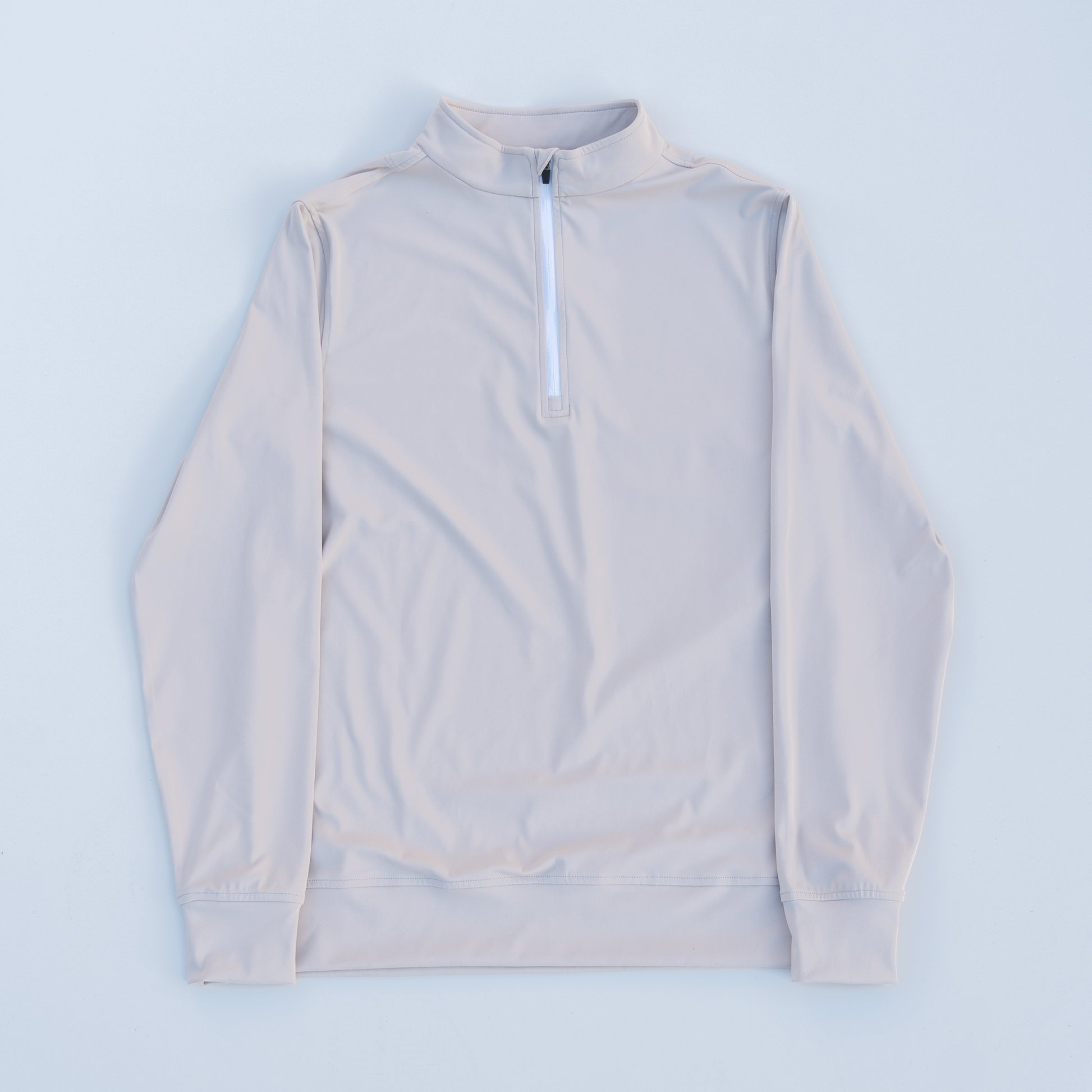 The Riviera Quarter Zip (Smoke) - Motier Lafayette 