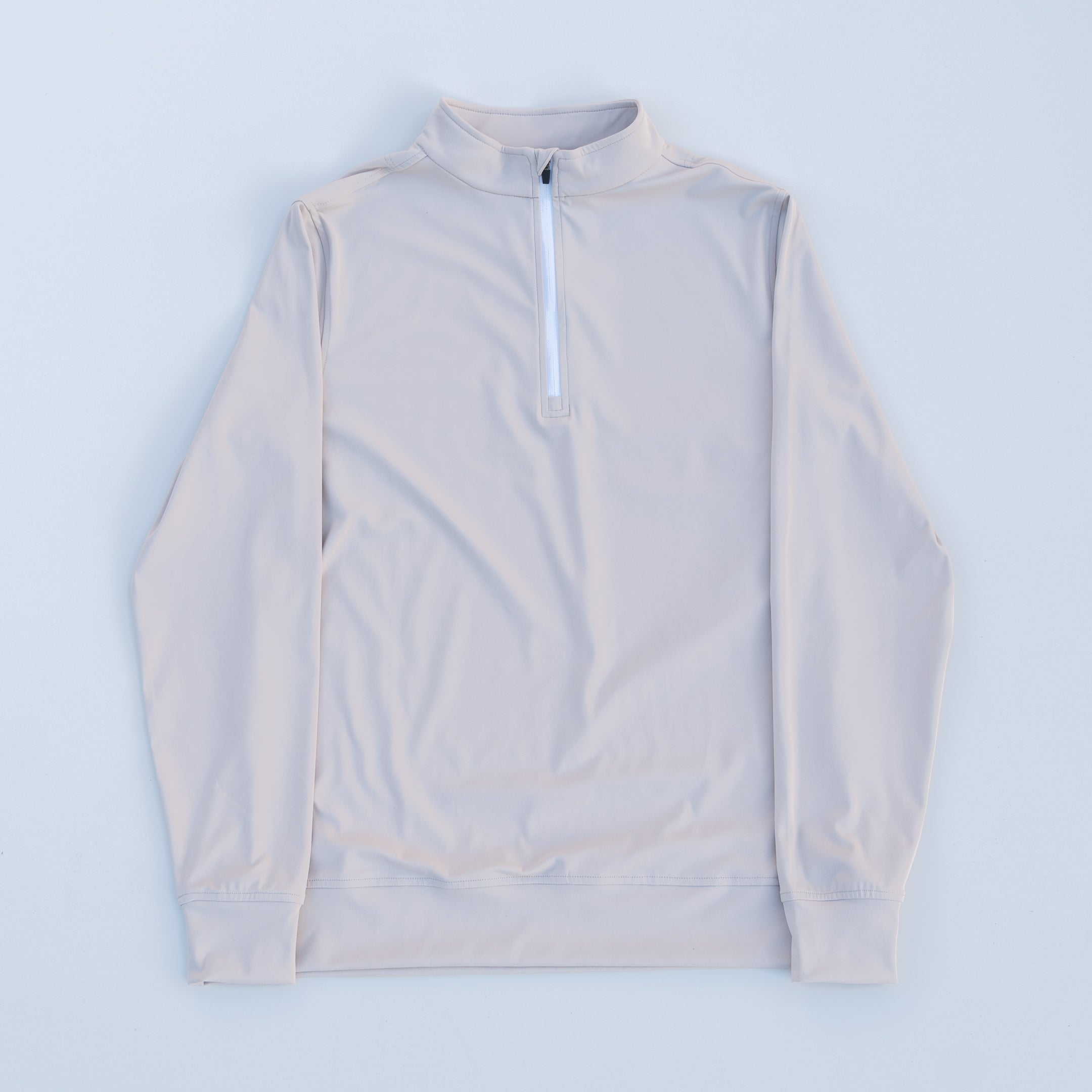 The Riviera Quarter Zip (Smoke) - Motier Lafayette 