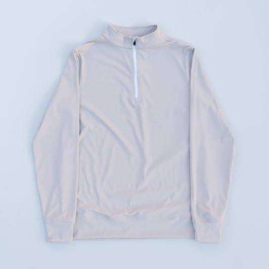 The Riviera Quarter Zip (Smoke) - Motier Lafayette 
