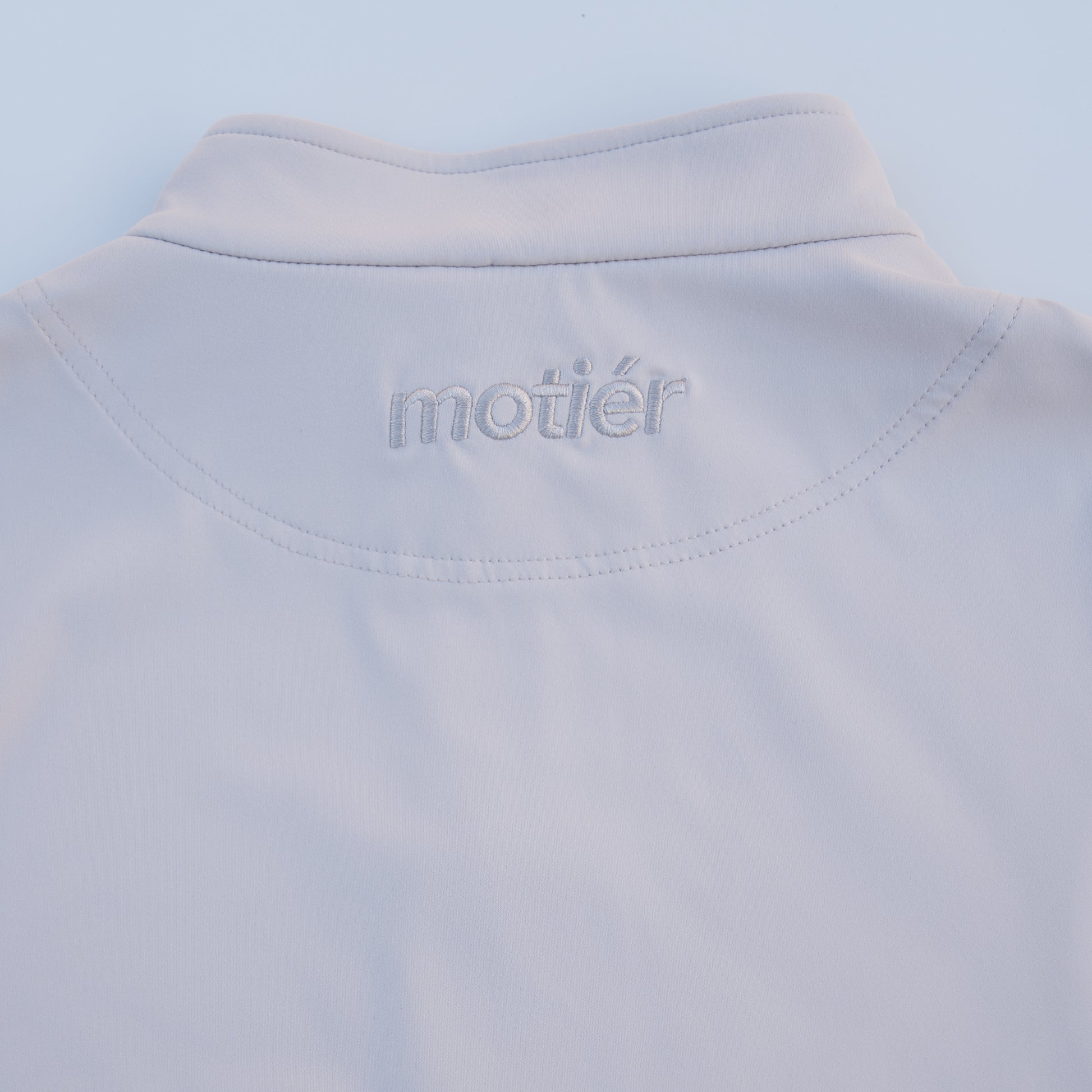 The Riviera Quarter Zip (Smoke) - Motier Lafayette 
