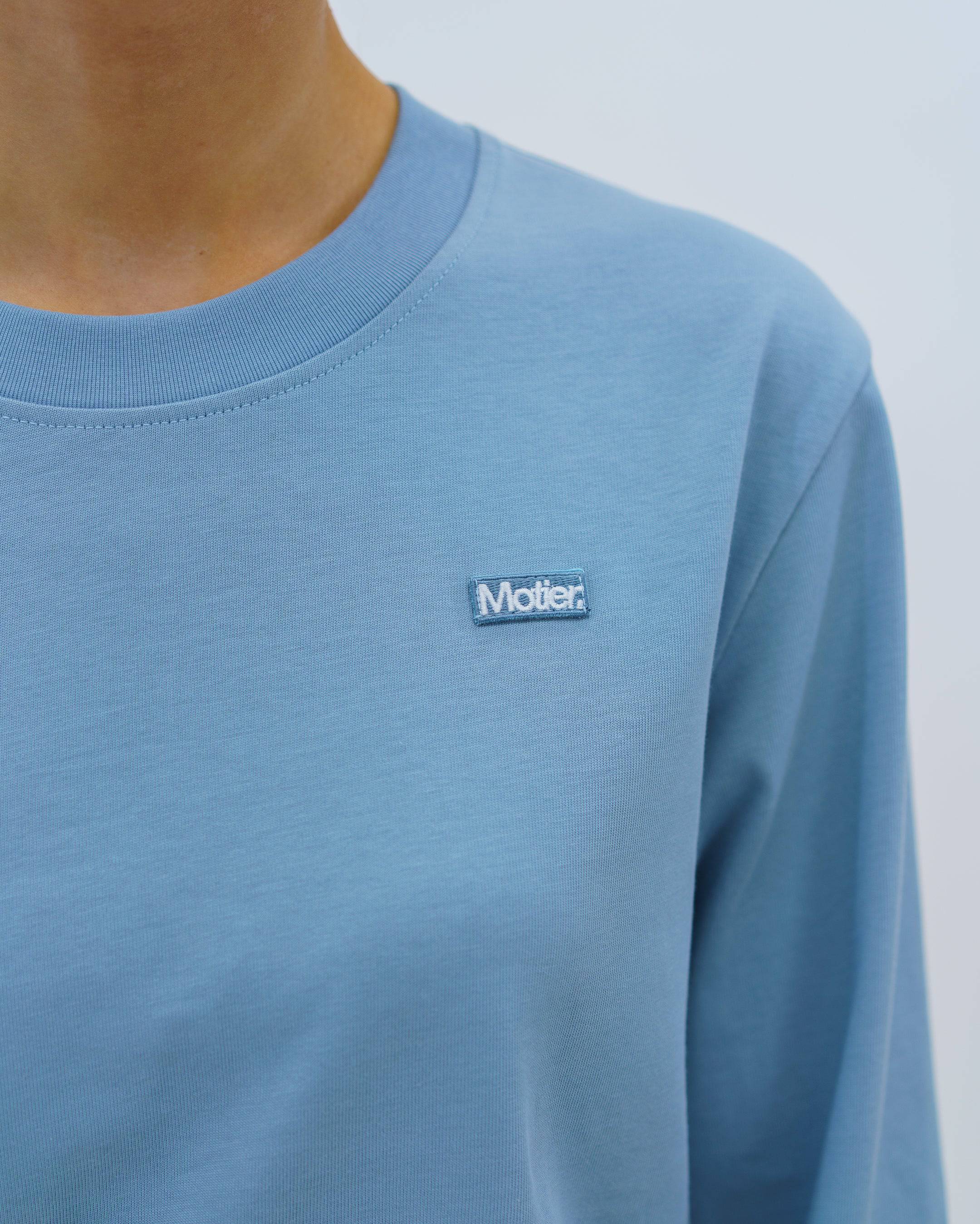 STC L/S Luxe Crop (Slate Blue) - Motier Lafayette 
