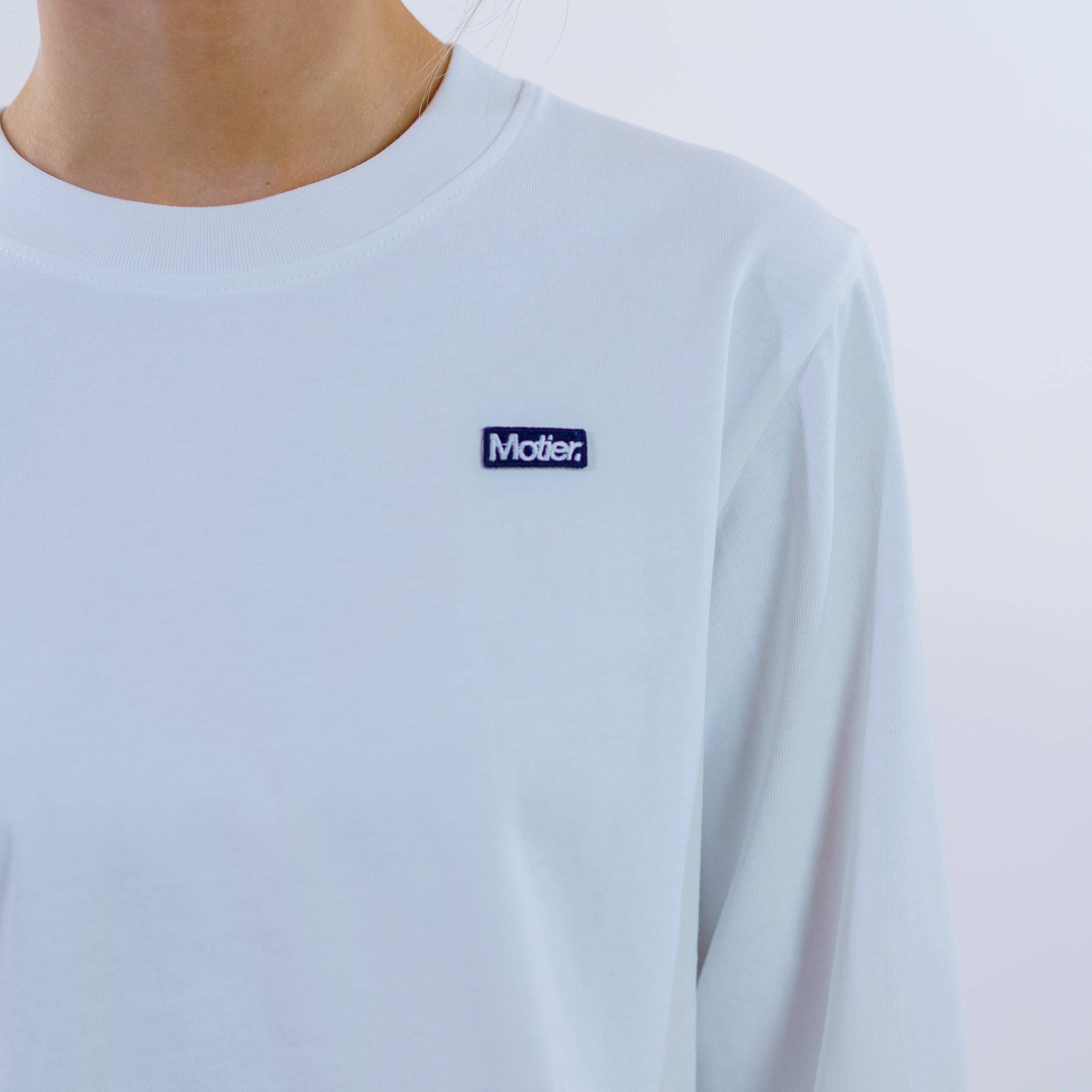 STC L/S Luxe Crop (White) - Motier Lafayette 