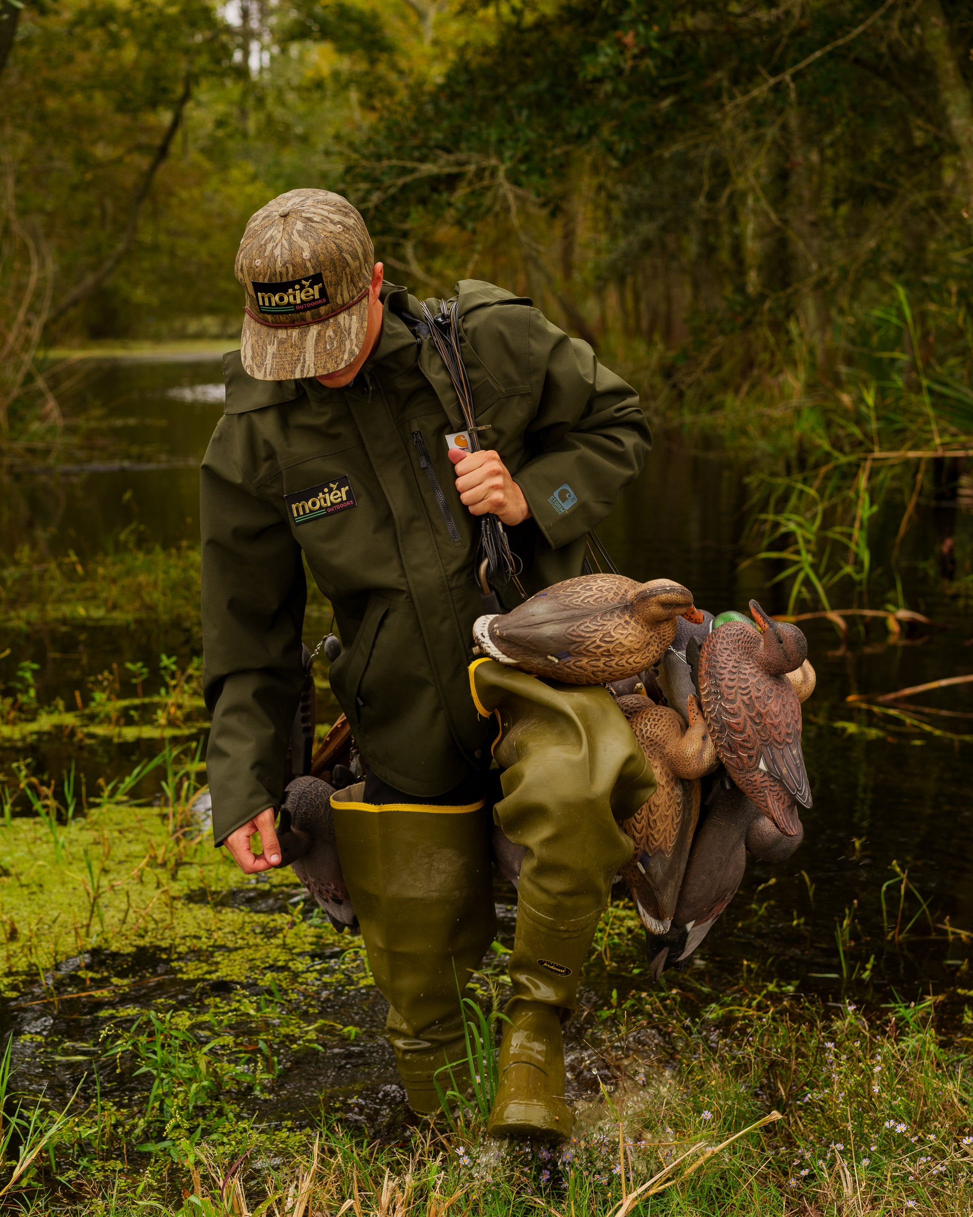 The Motier Outdoors Shoreline Jacket (Olive) - Motier Lafayette 