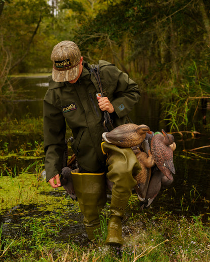 The Motier Outdoors Shoreline Jacket (Olive) - Motier Lafayette 